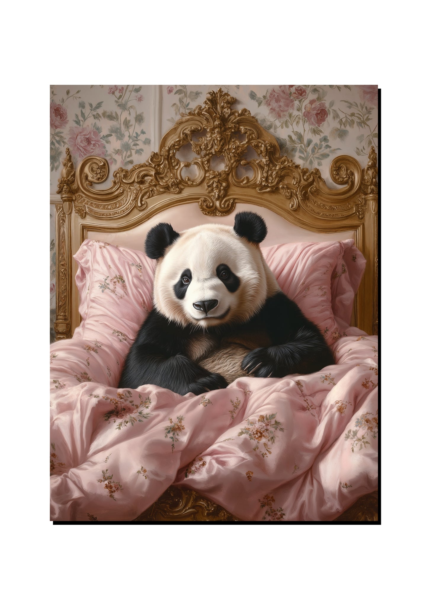 Luxury Panda Wall Art art print