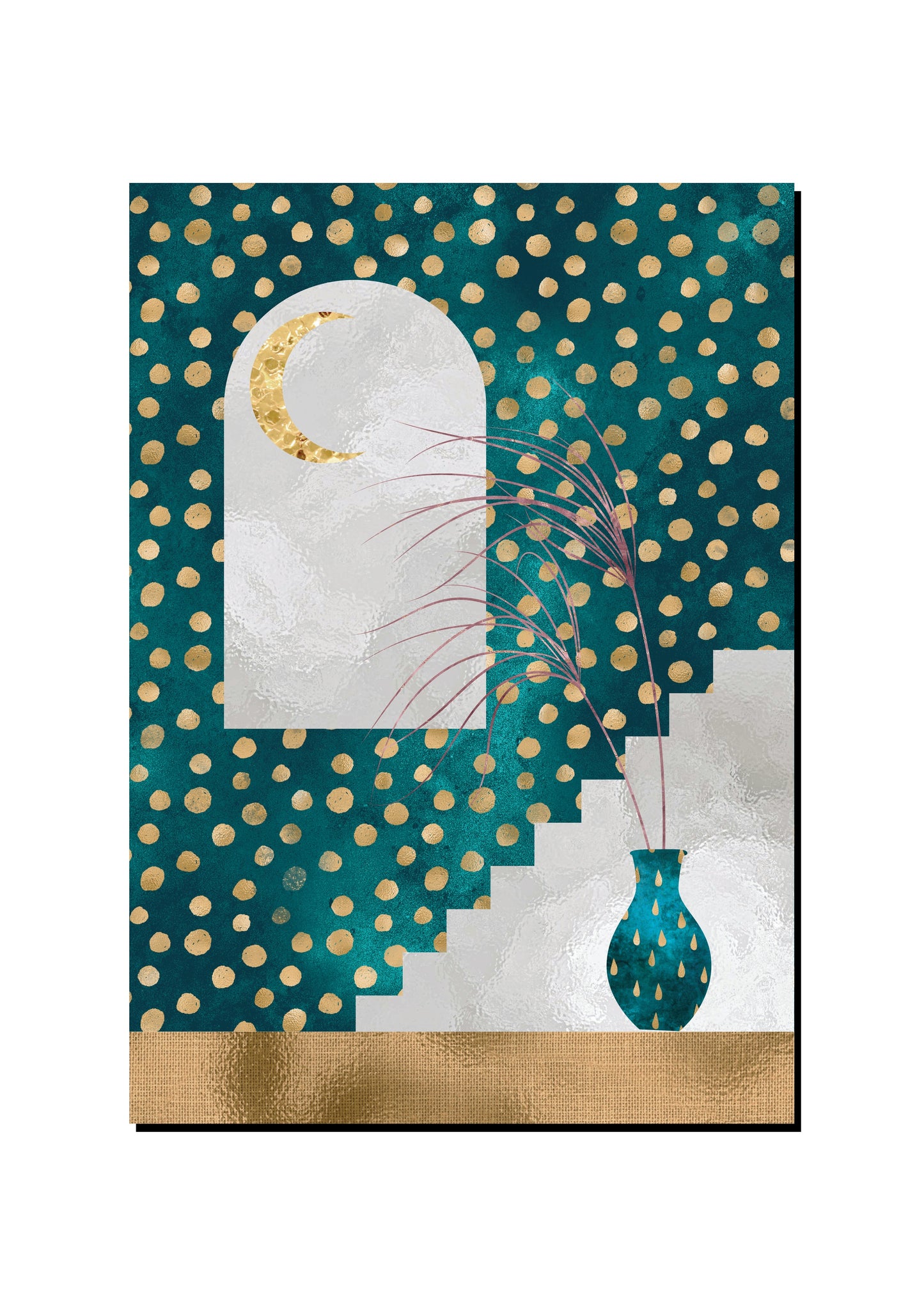 Narwhal Blowing Bubbles art print