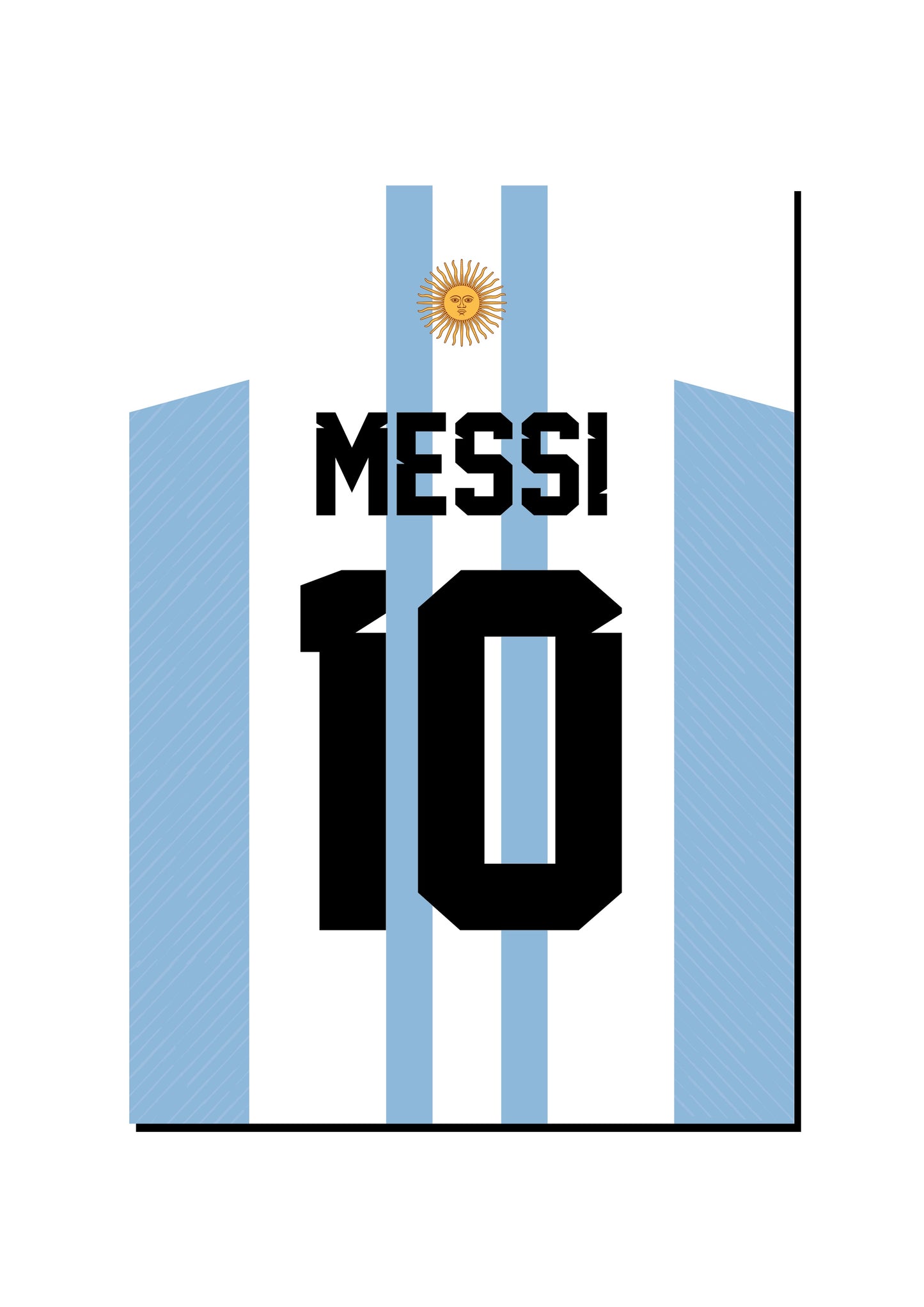 Splattered Football Shirt art print