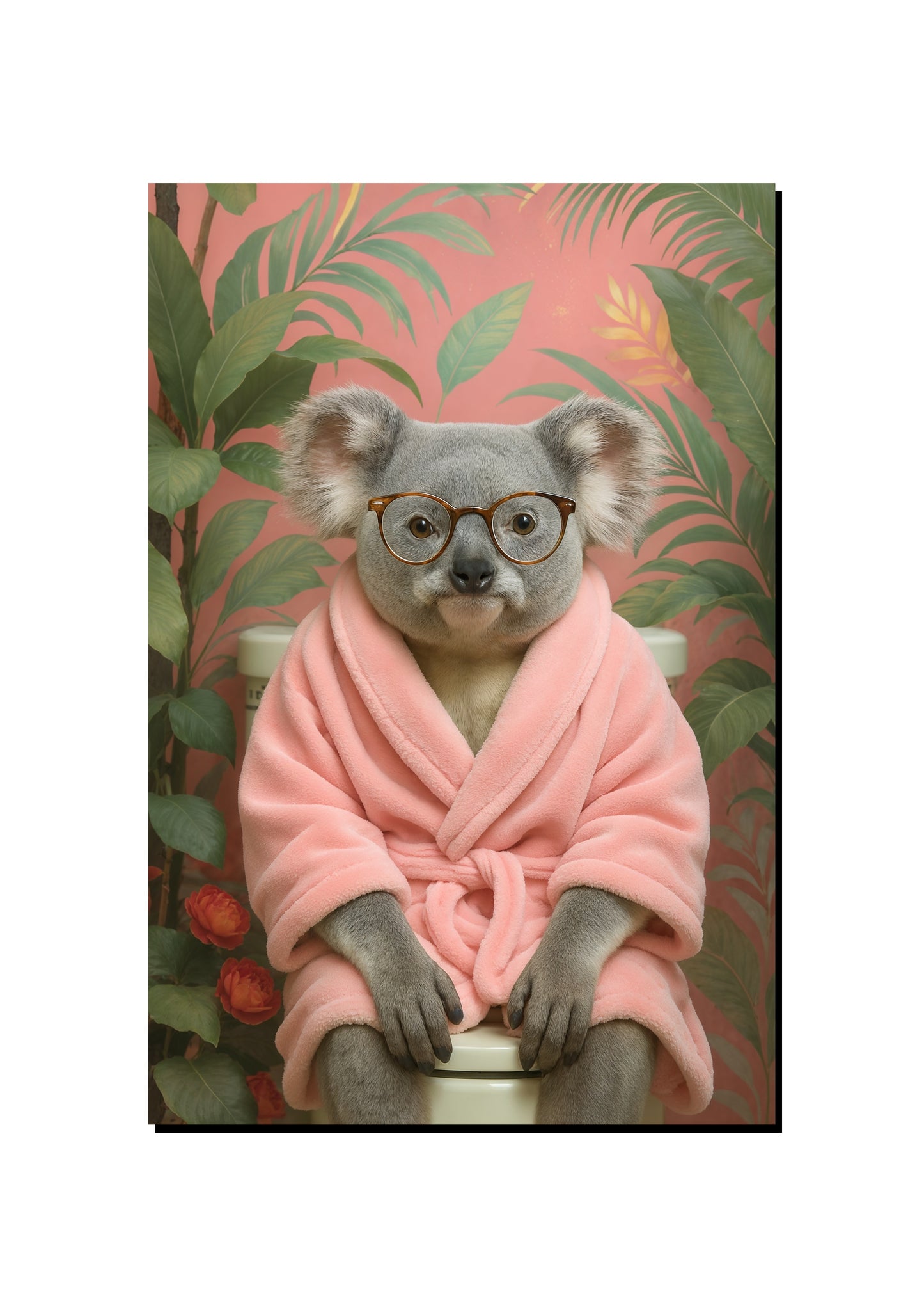 Relaxing Koala Wall Art art print