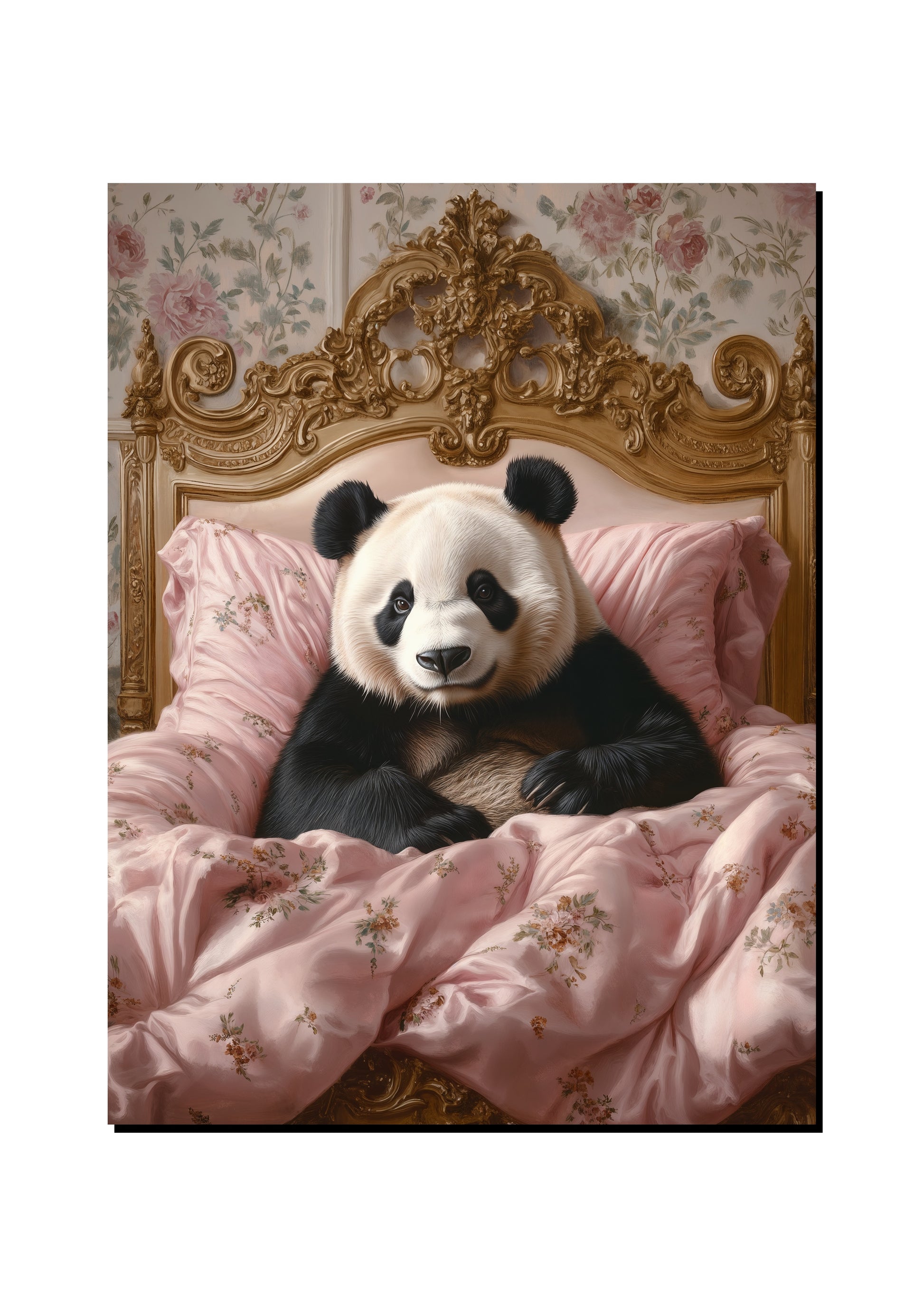 Luxury Panda Wall Art art print