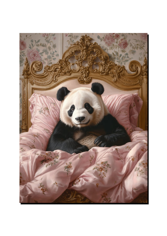 Luxury Panda Wall Art art print