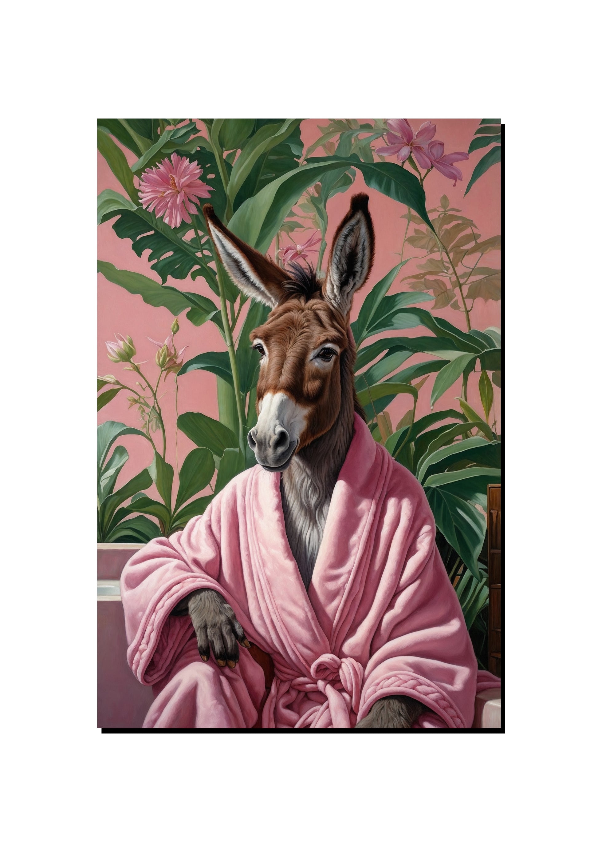 Tsessebe Reading a Romance Novel art print