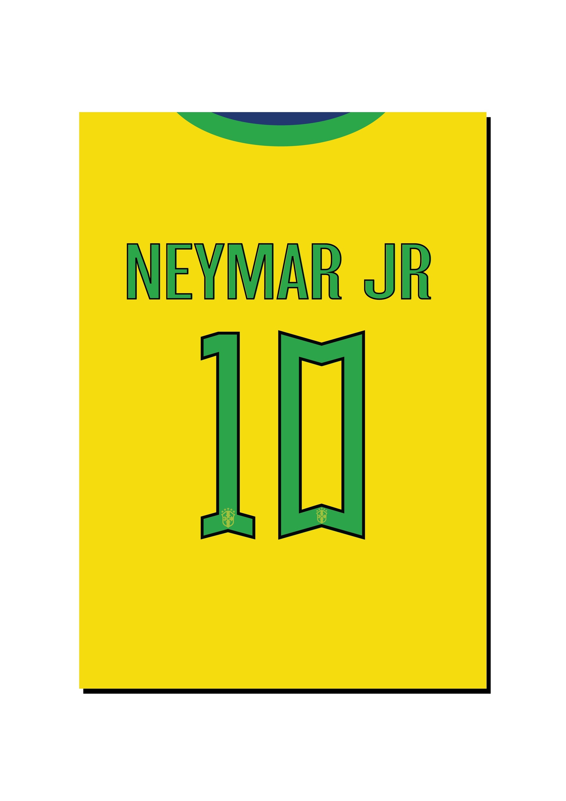 Neymar Kit Illustration art print