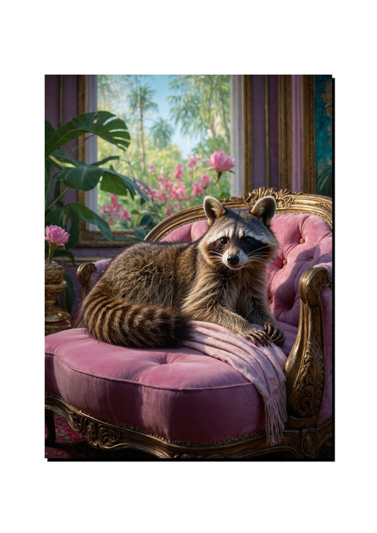 Meerkat Reading a Romance Novel art print