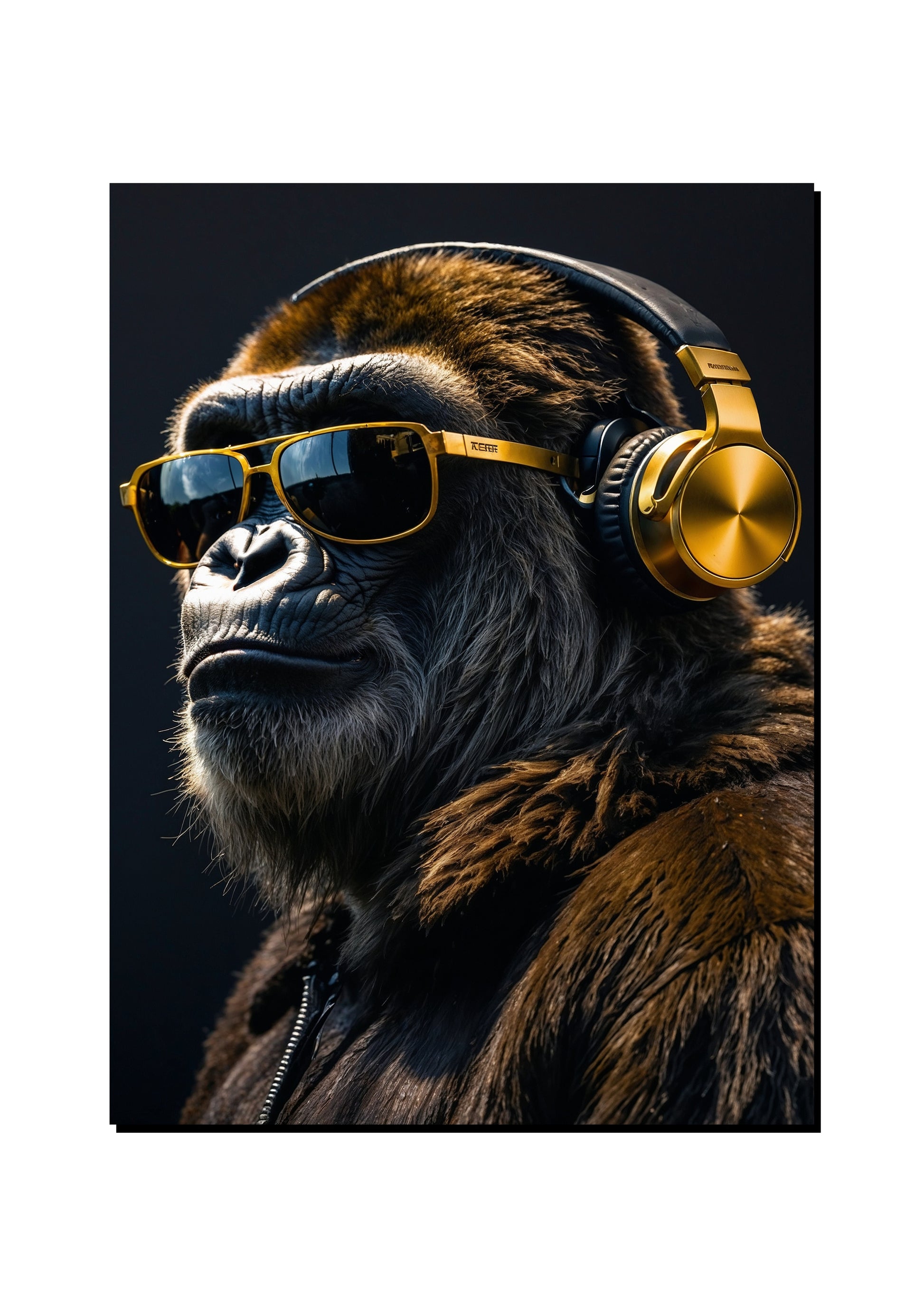 Gibbon Reading a Romance Novel art print