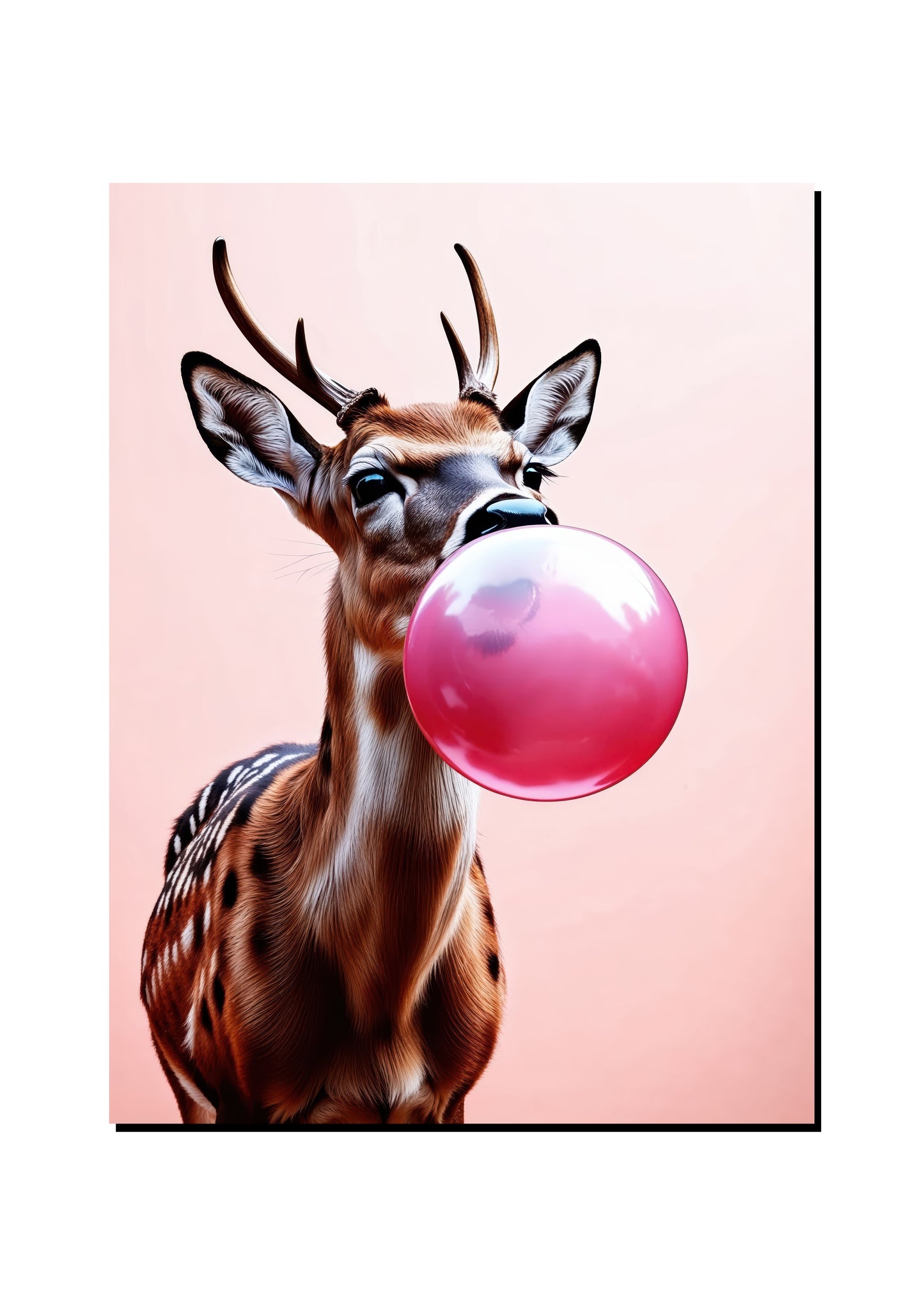 Blesbuck Reading a Romance Novel art print
