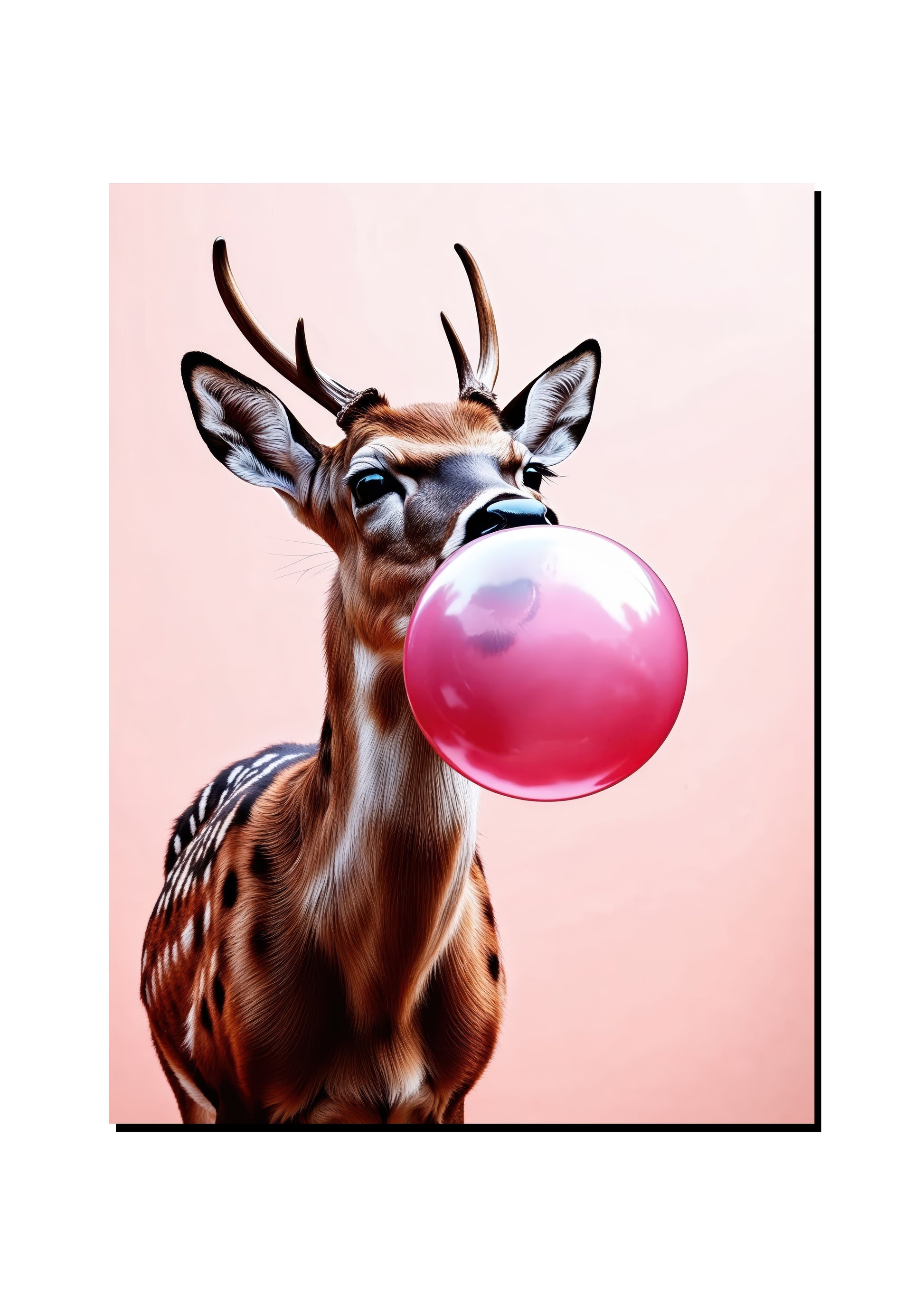 Blesbuck Reading a Romance Novel art print