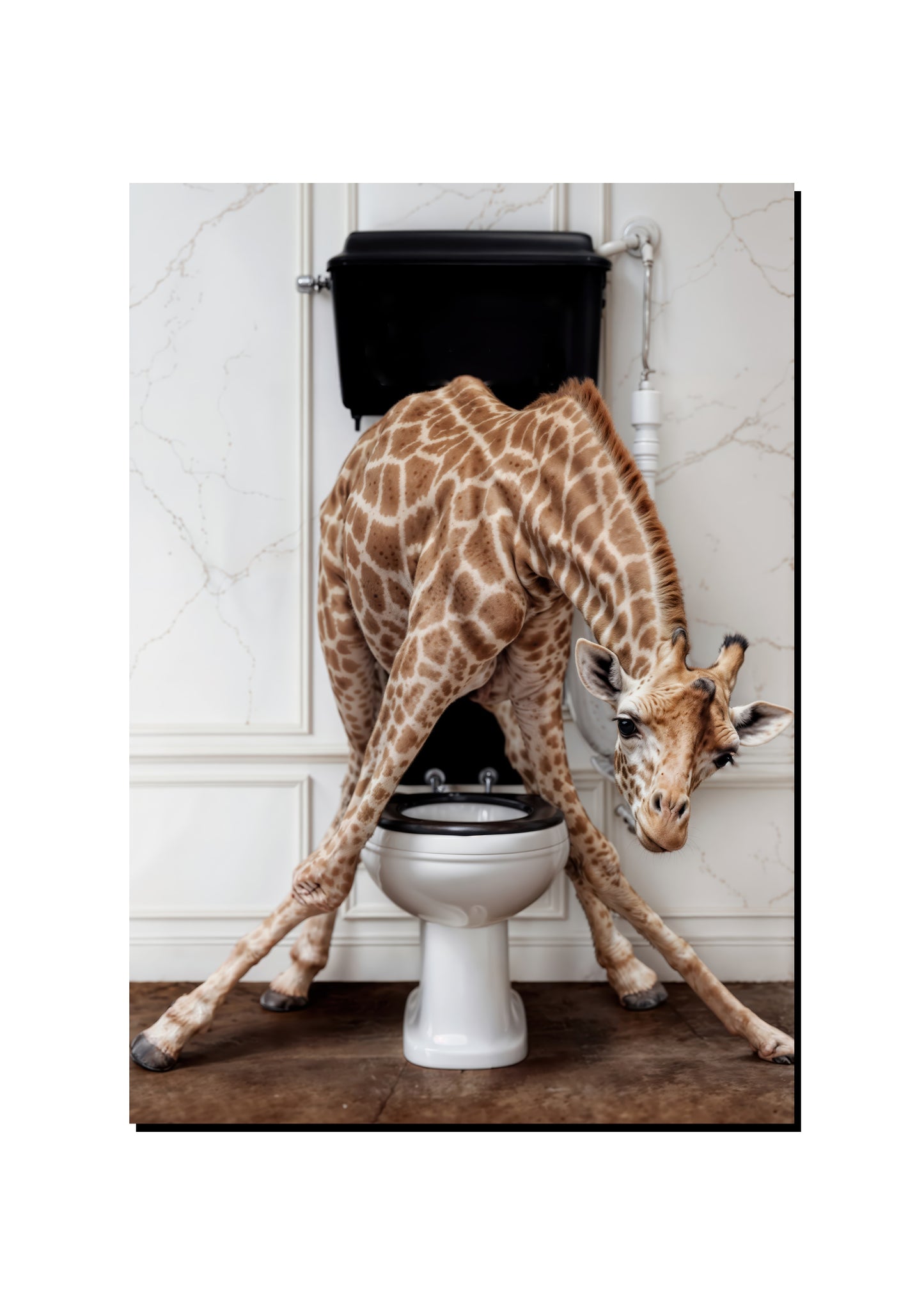 Grant's Gazelle Blowing Bubbles art print