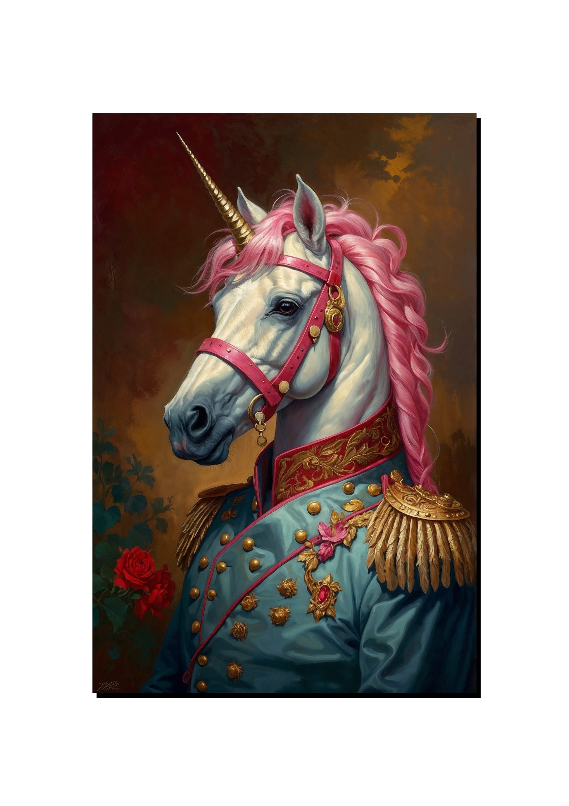 Royal Unicorn Wall Art art print