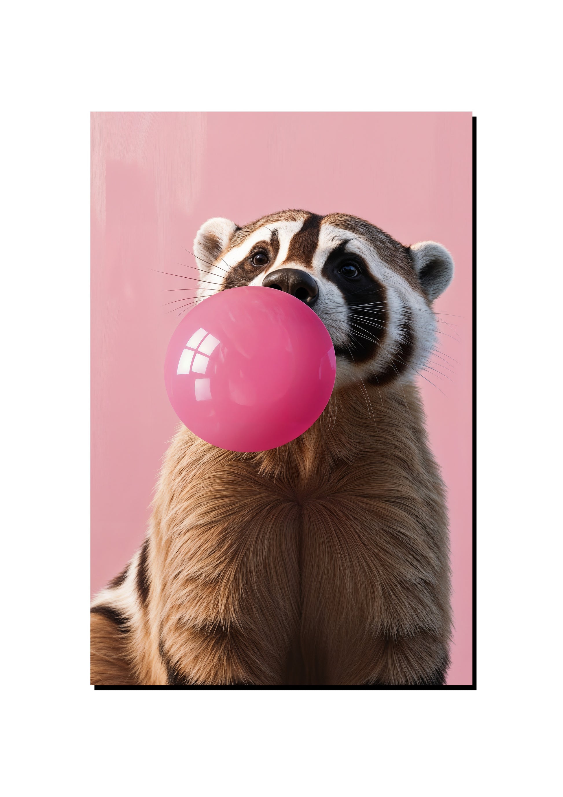 Cassowary Carrying a Balloon art print