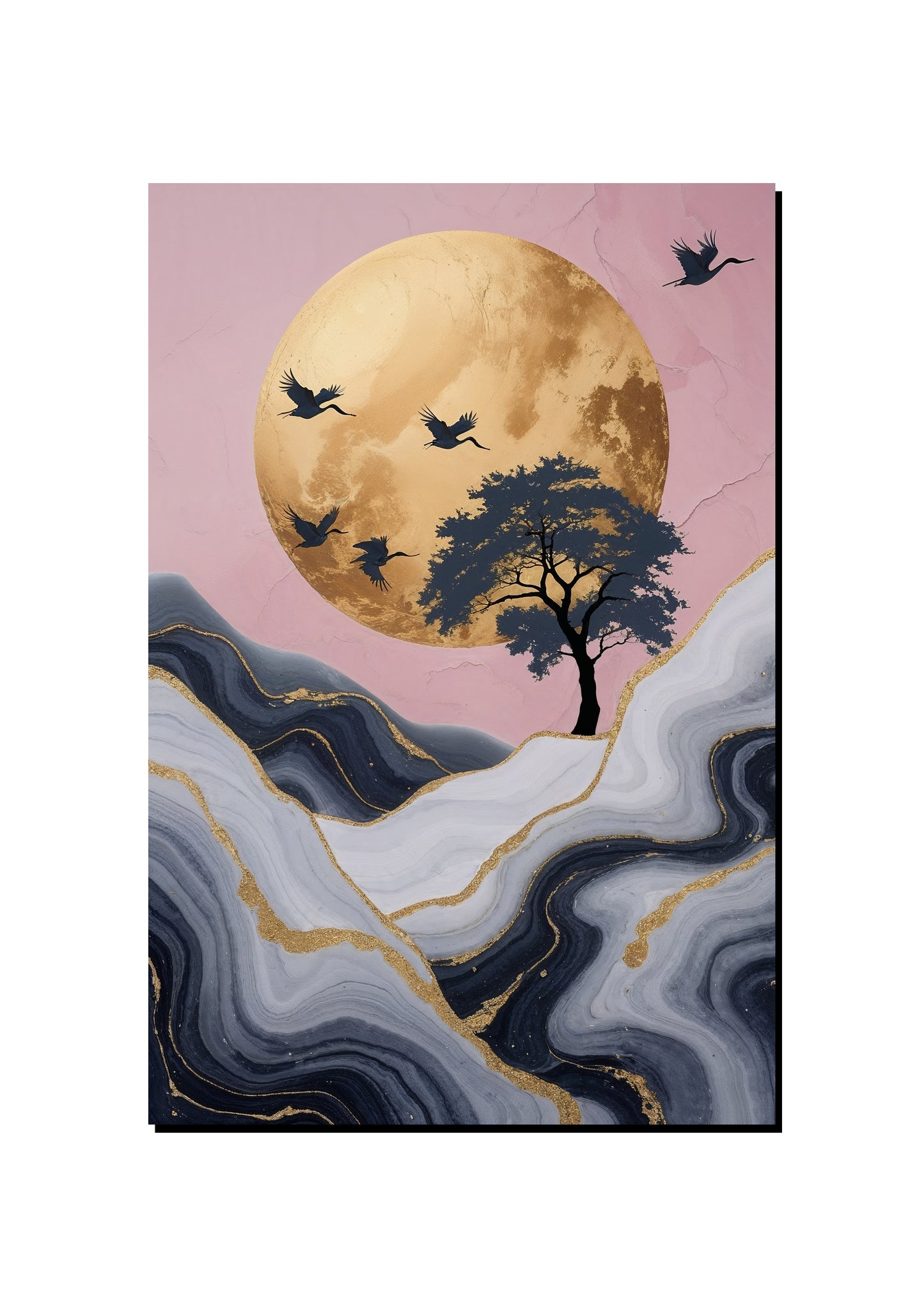 Clownfish Carrying an Umbrella art print
