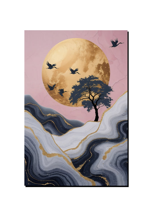 Clownfish Carrying an Umbrella art print