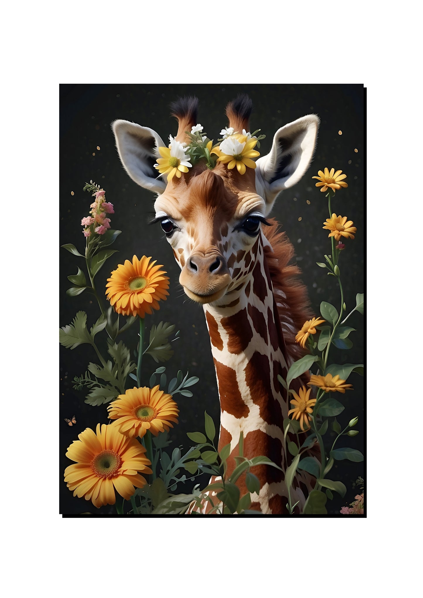 Thomson's Gazelle Wearing Sunglasses art print