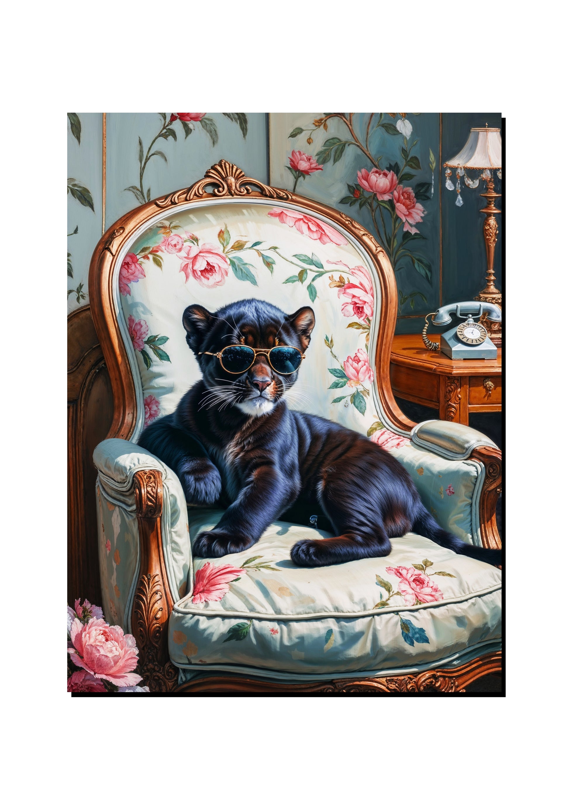 Bushbuck Reading a Romance Novel art print