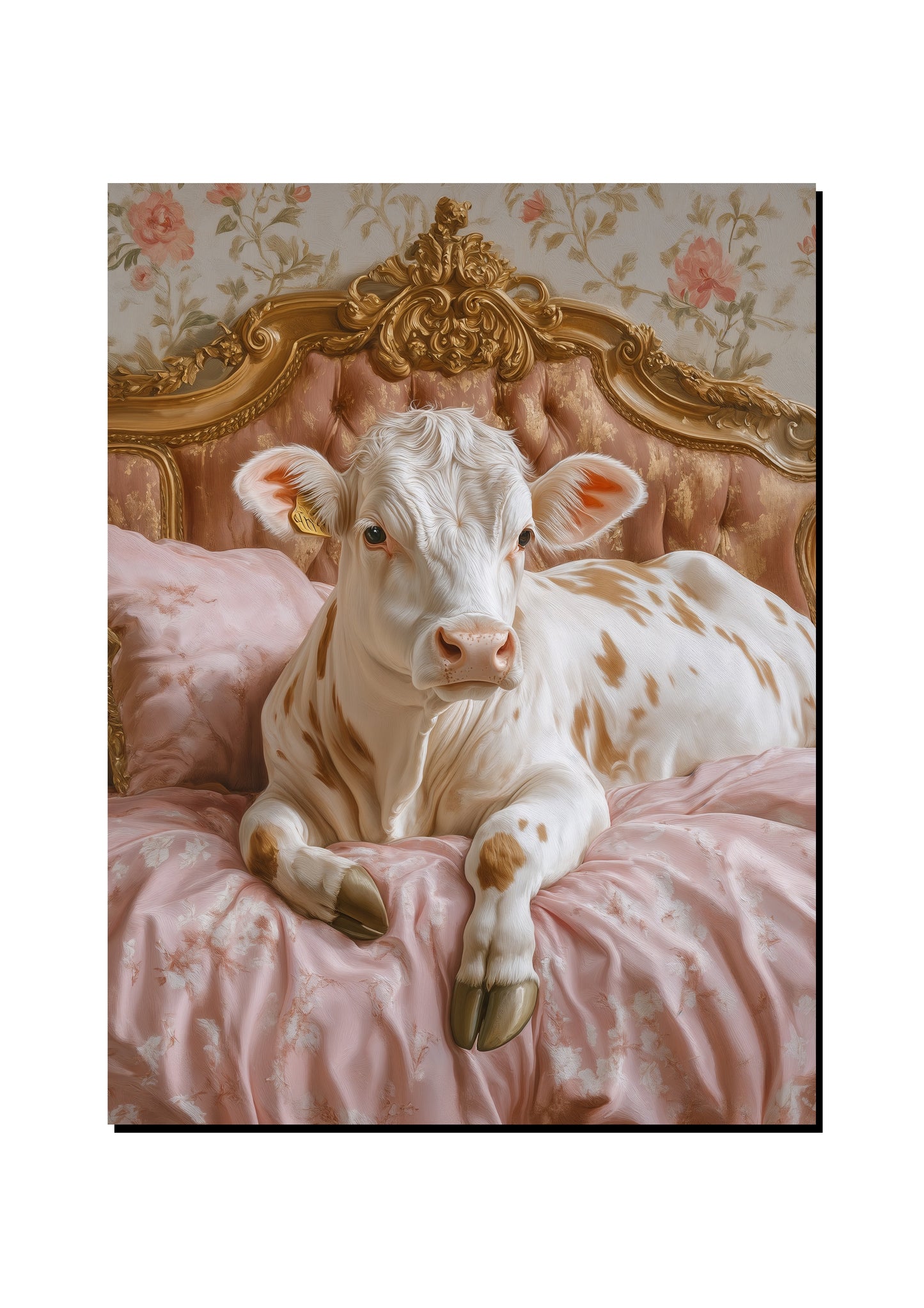 Cute Lamb Wall Art art print
