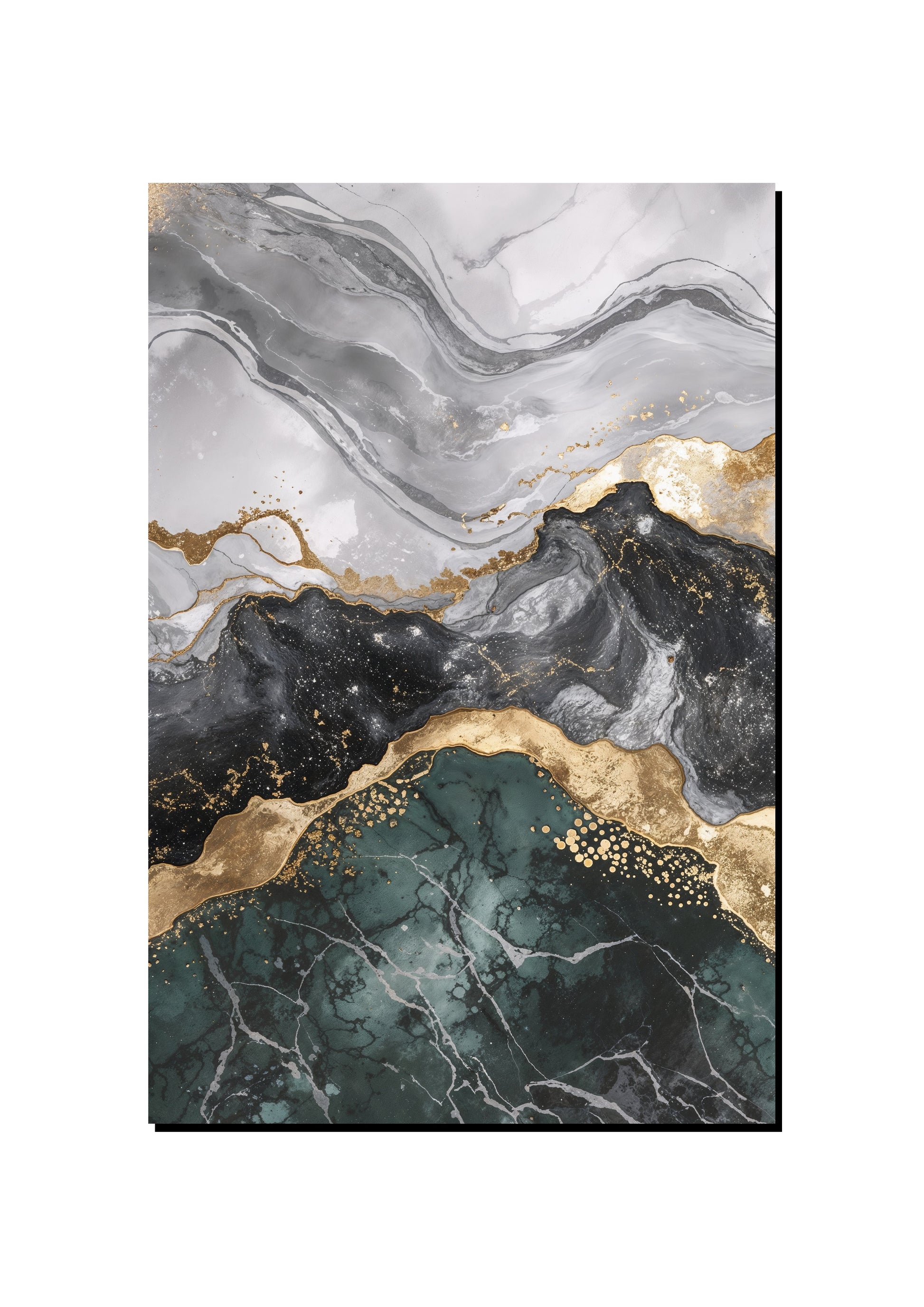 Luxury Abstract Marble Wall Art Print art print