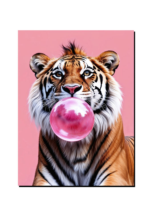 Snow Leopard Reading a Romance Novel art print
