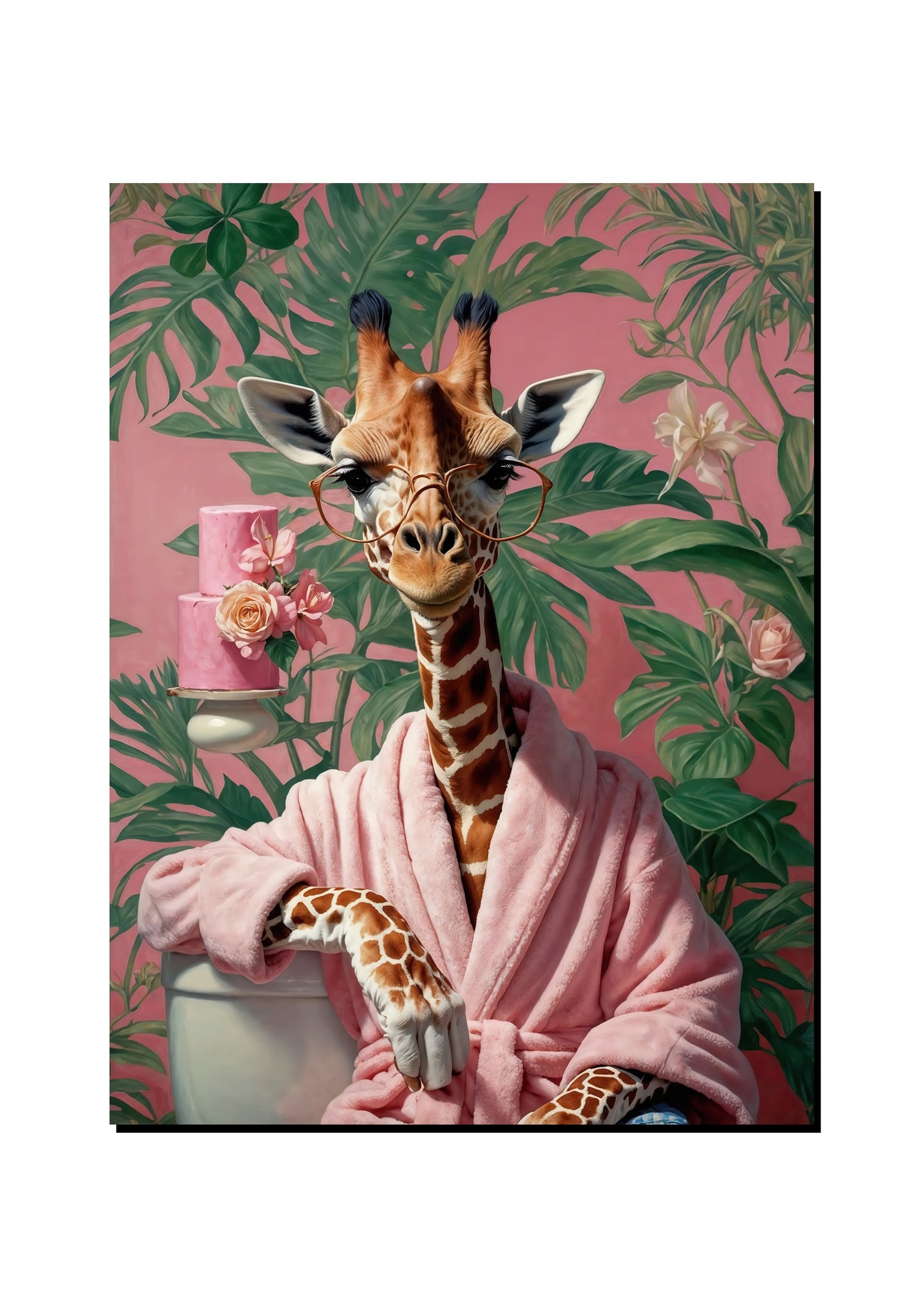 Impala Juggling Cupcakes art print