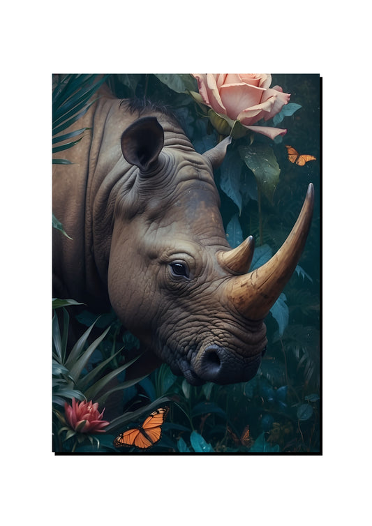 Okapi Wearing a Crown art print