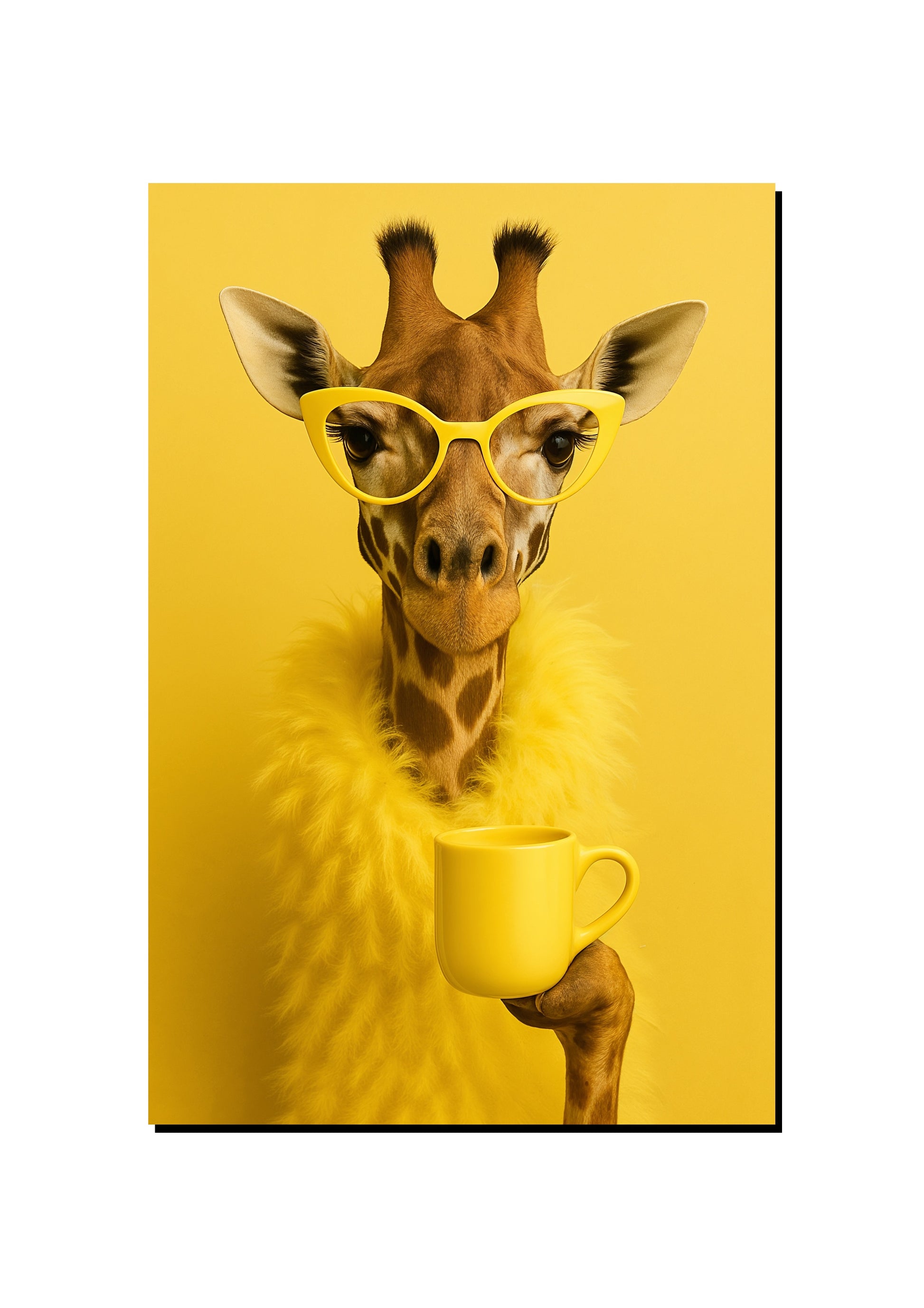 Giraffe Wall Art art print