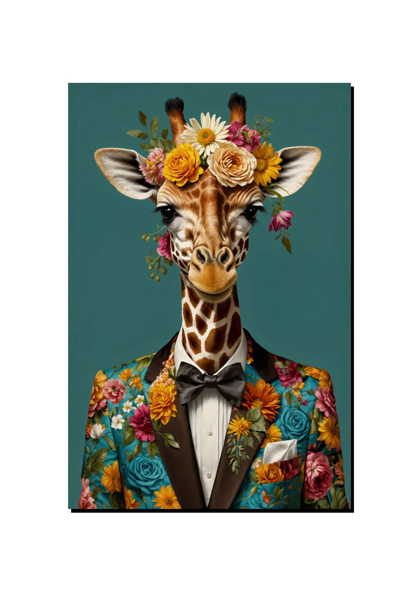 Giraffe Wall Art art print
