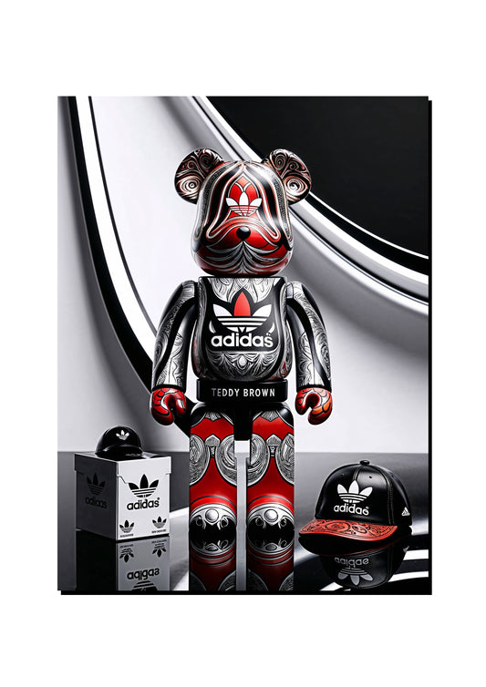 Adidas Designer Bear Street Art Wall Art art print