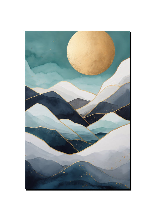 Arctic Hare Carrying an Umbrella art print