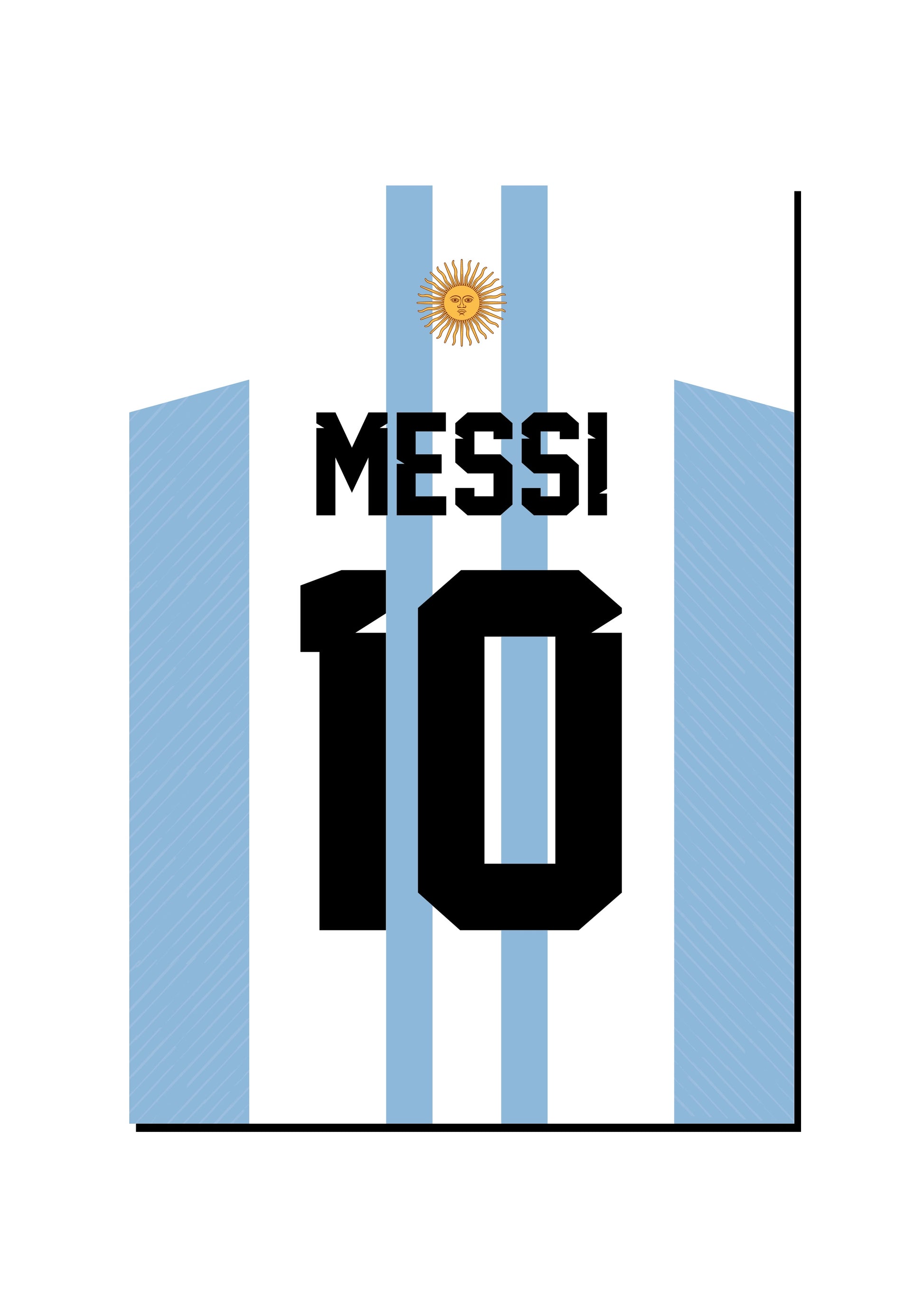 Splattered Football Shirt art print