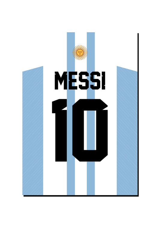 Splattered Football Shirt art print