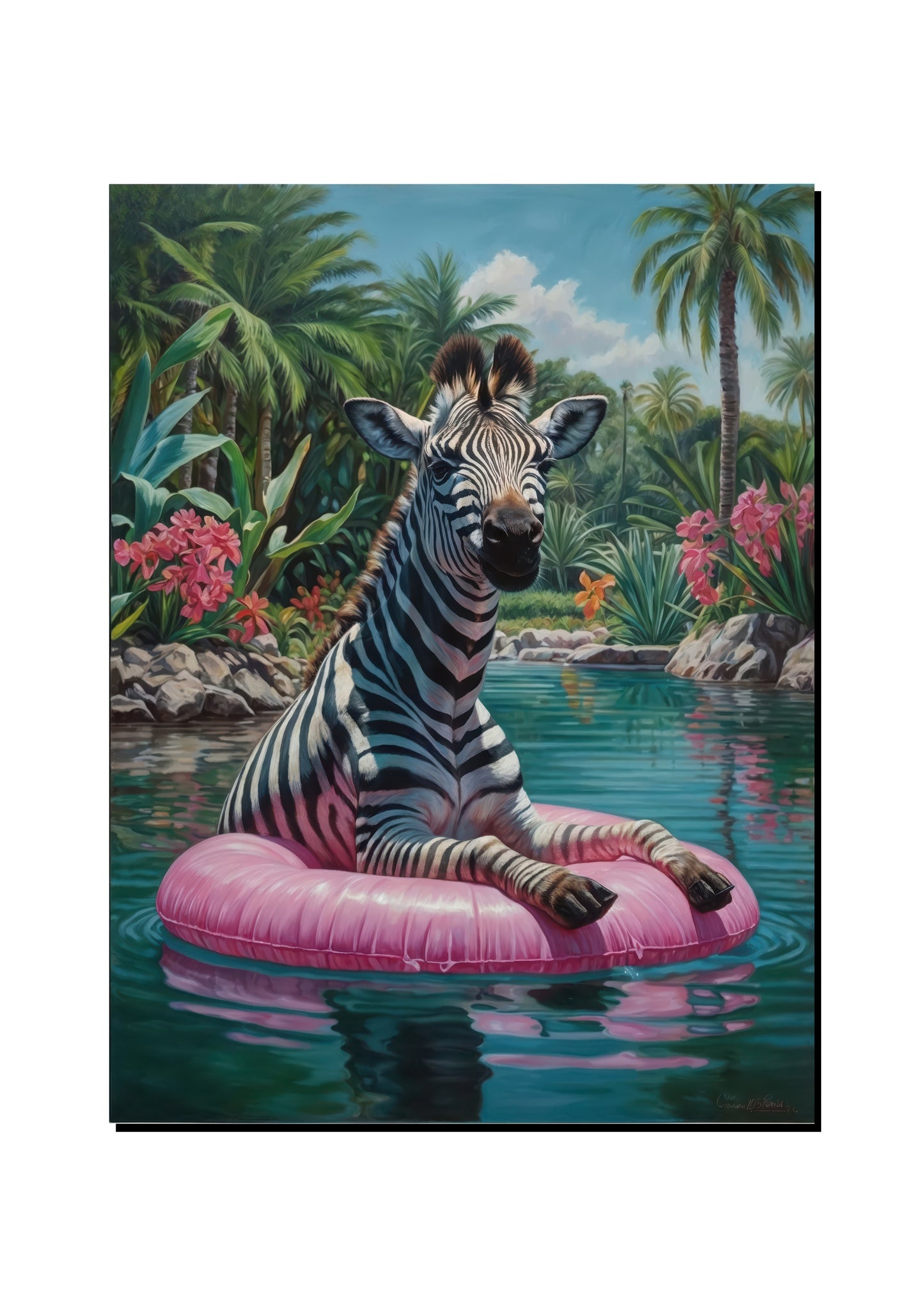 Fox Reading a Romance Novel art print