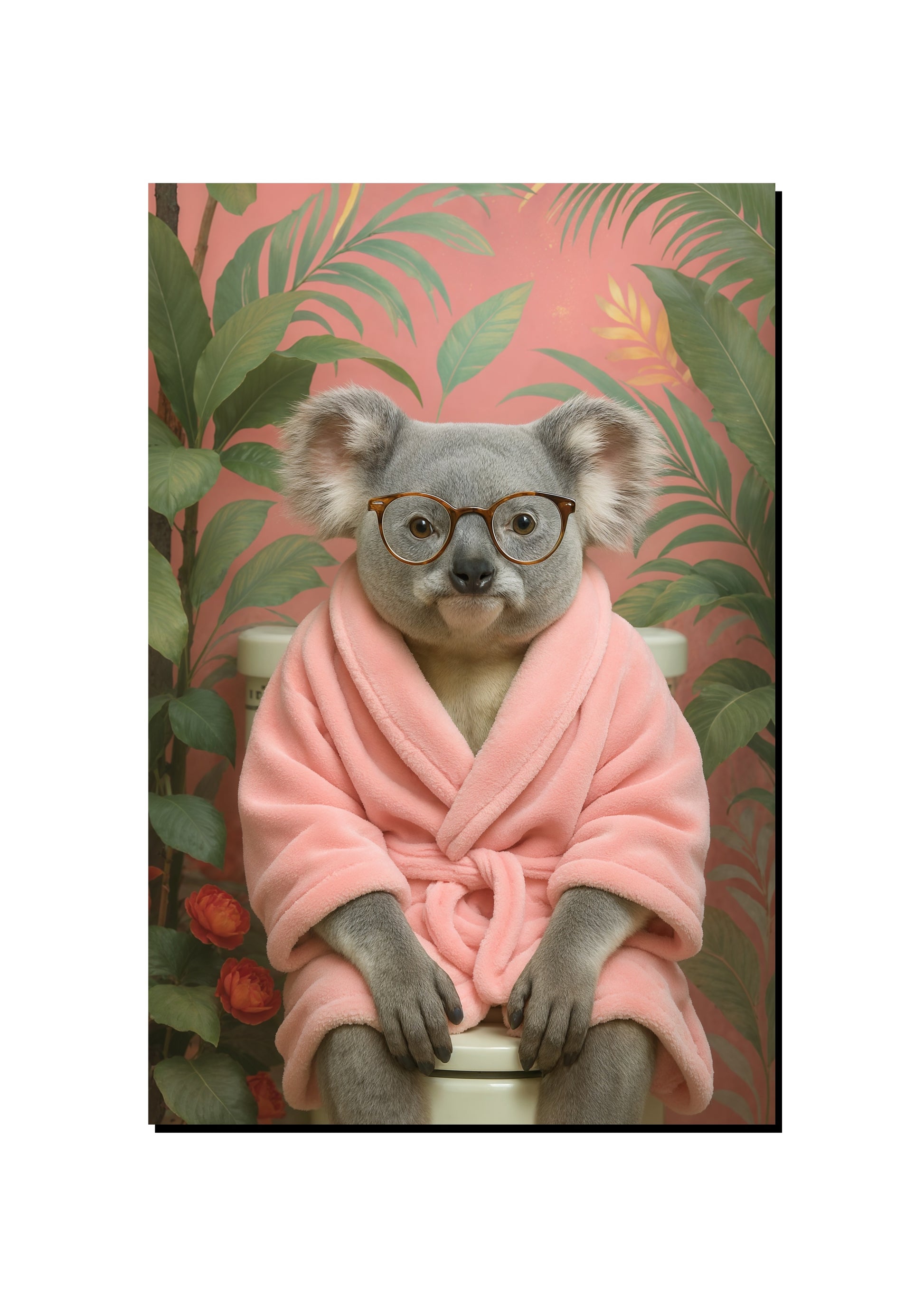 Relaxing Koala Wall Art art print