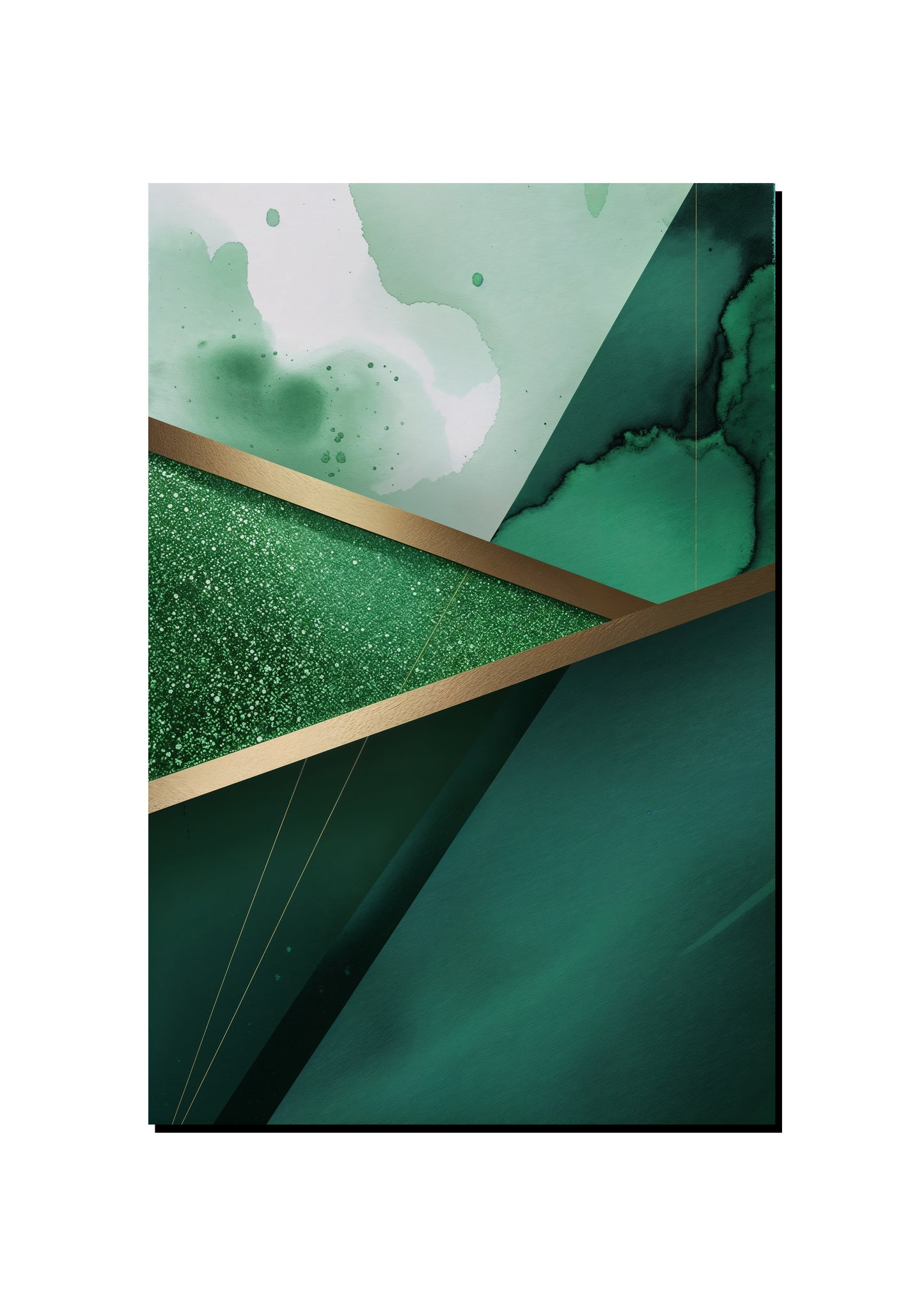 Luna Moth Carrying an Umbrella art print