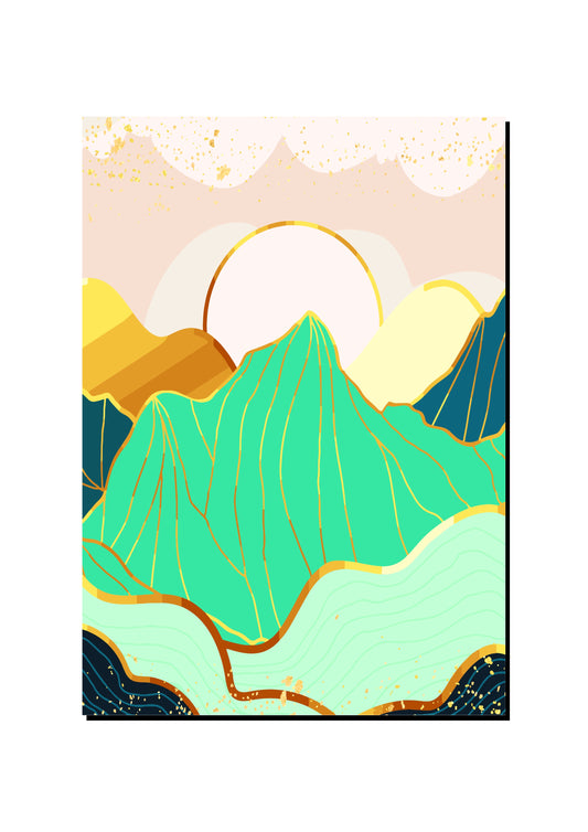 Capybara Carrying an Umbrella art print