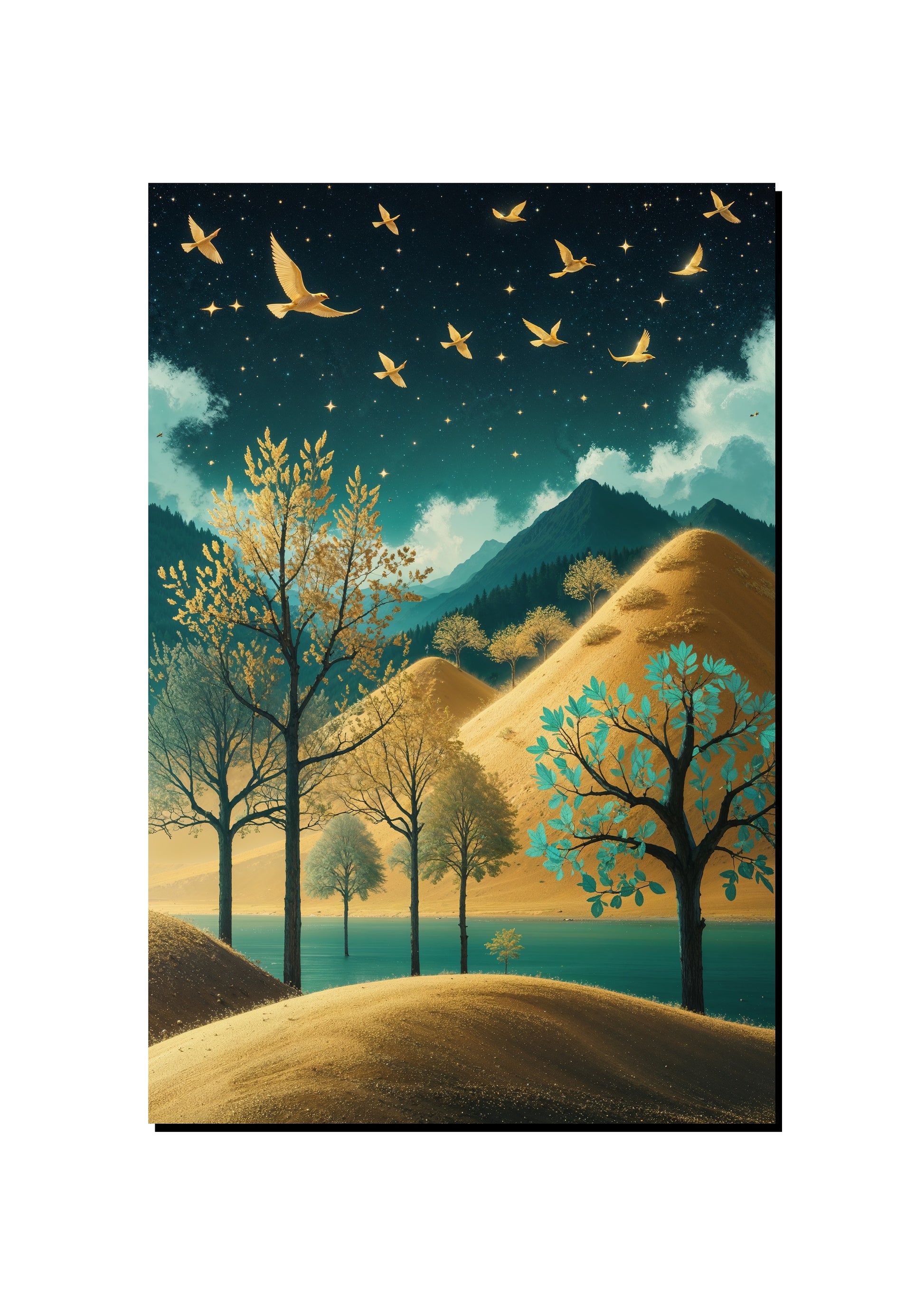 Eland Carrying an Umbrella art print