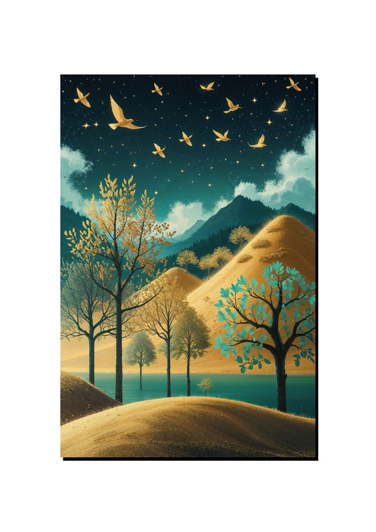 Eland Carrying an Umbrella art print