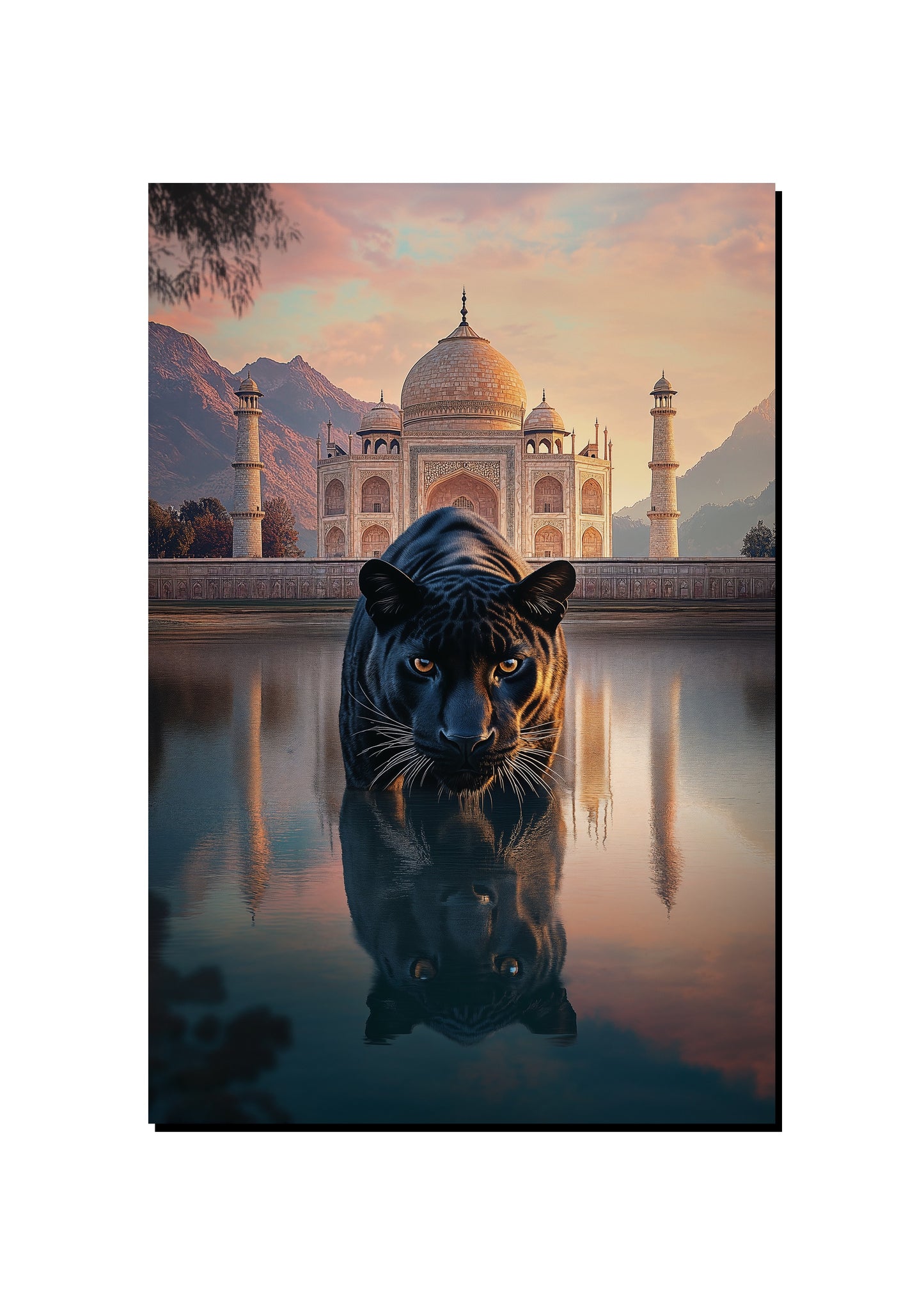 Pangolin Wearing a Crown art print