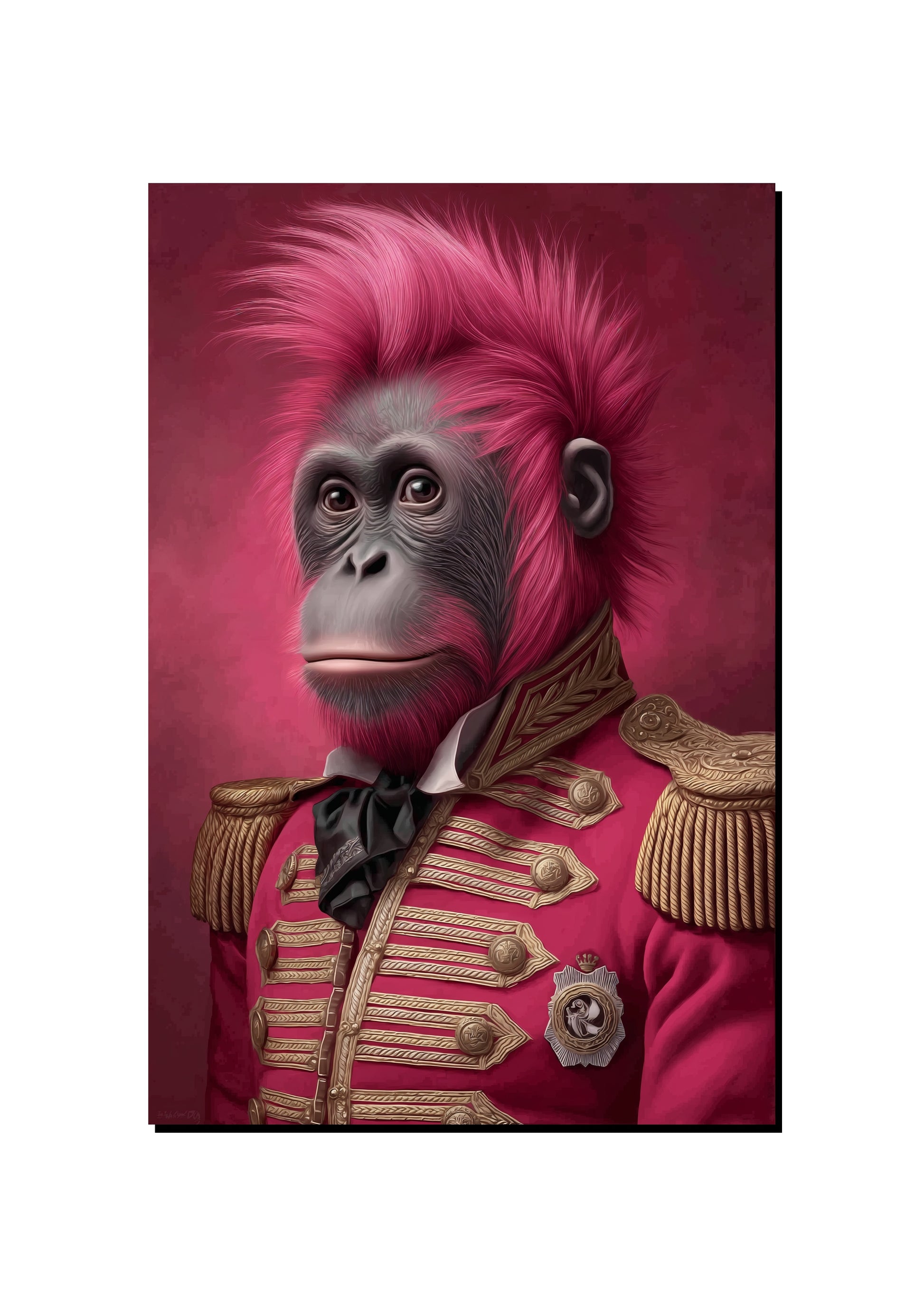 Royal Orangutan Wall Art art print