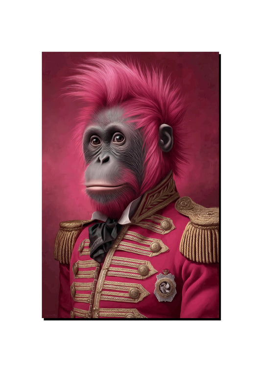 Royal Orangutan Wall Art art print