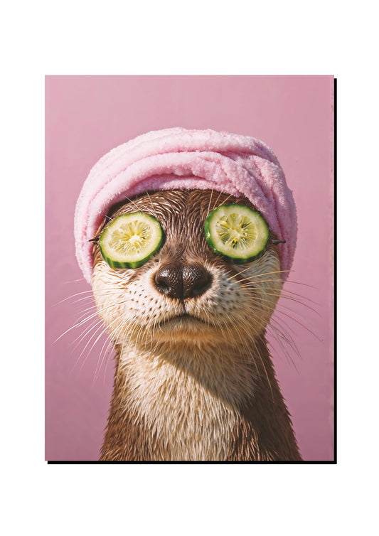 Kinkajou Reading a Romance Novel art print