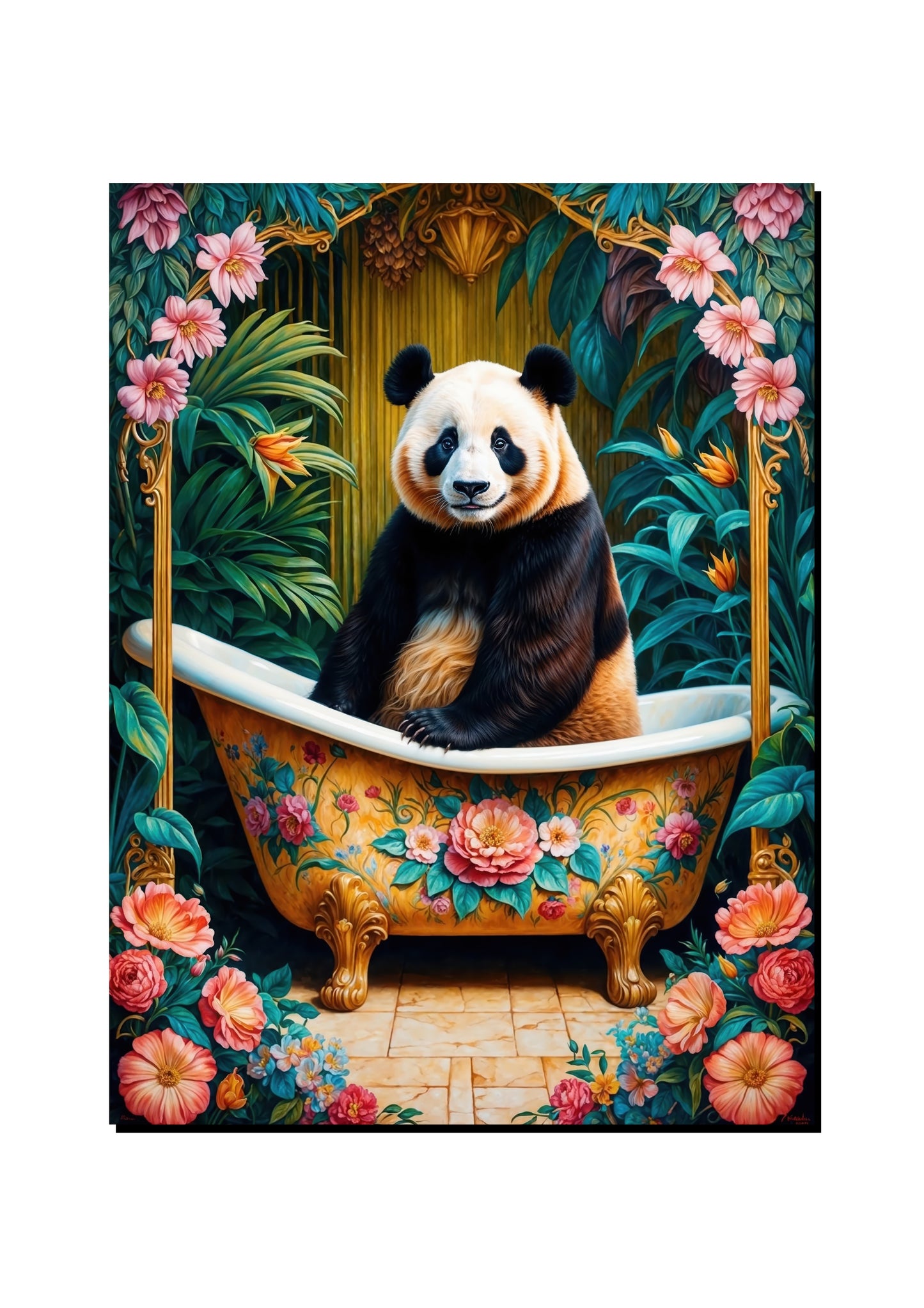 Eland Reading a Romance Novel art print