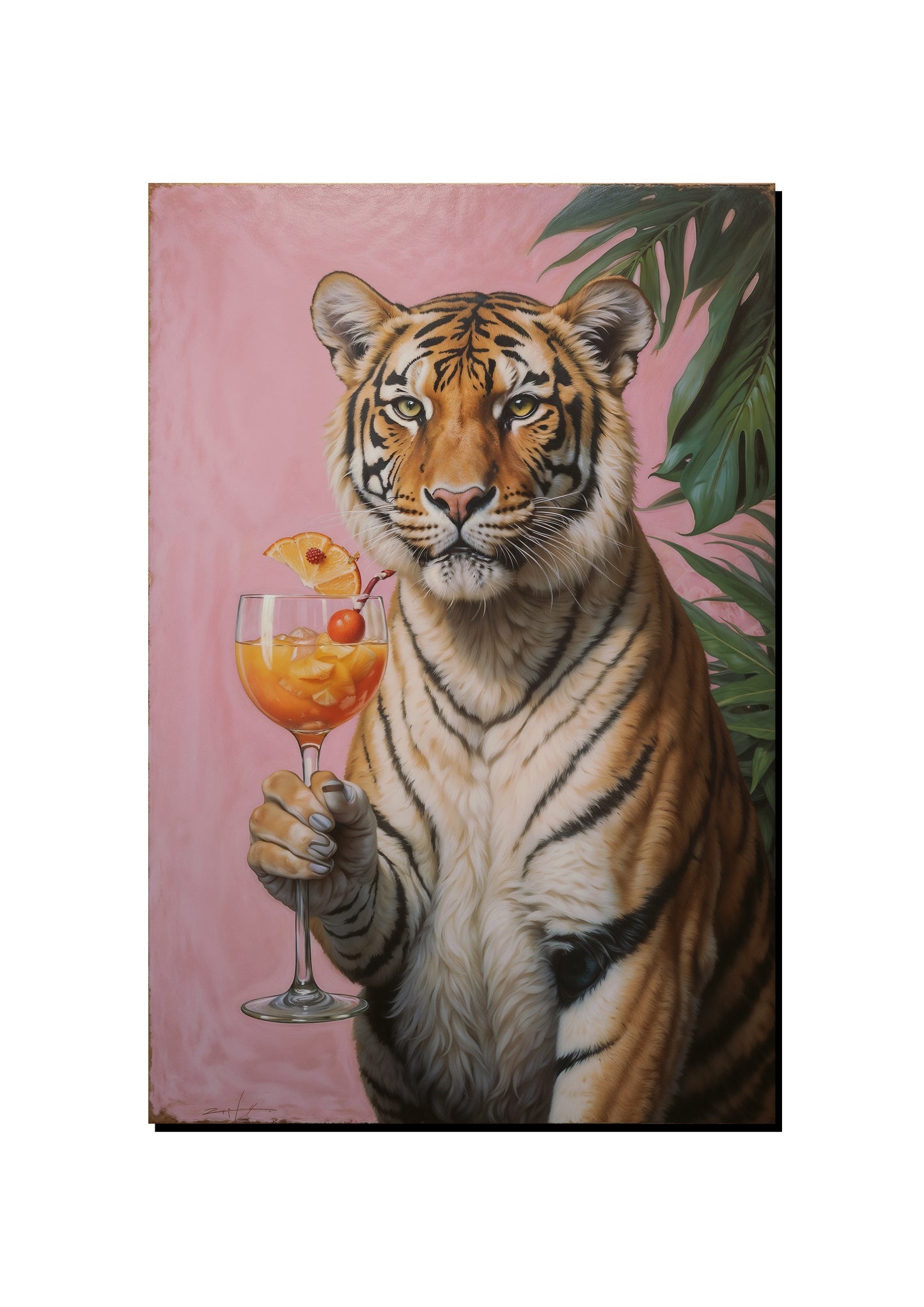 Tamarin Carrying a Balloon art print