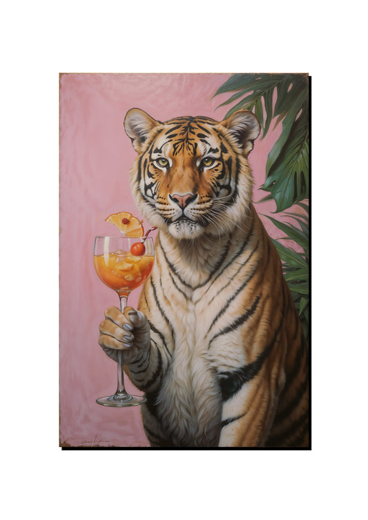 Tamarin Carrying a Balloon art print