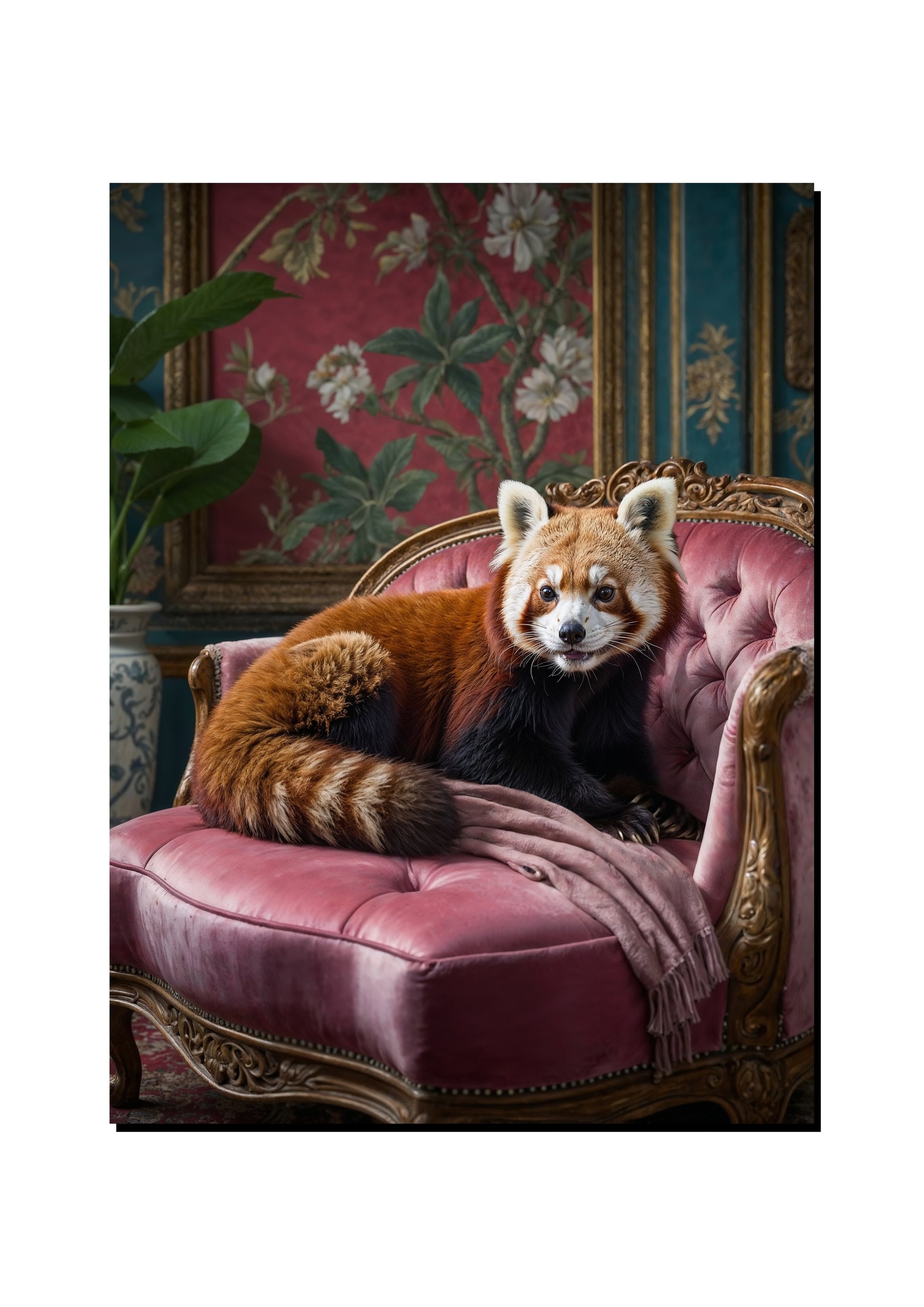 Numbat Reading a Romance Novel art print