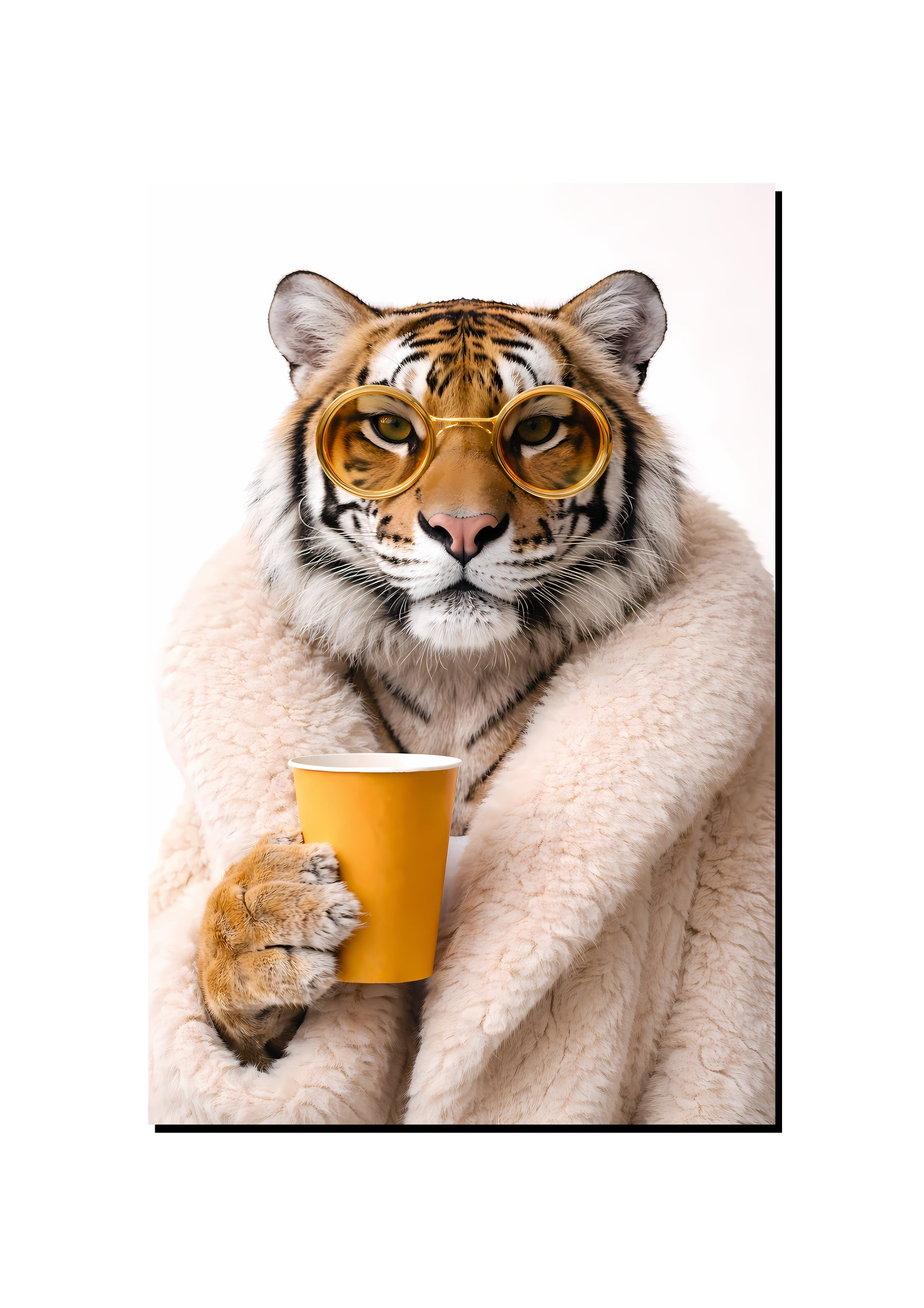 Fossa Wearing Sunglasses art print
