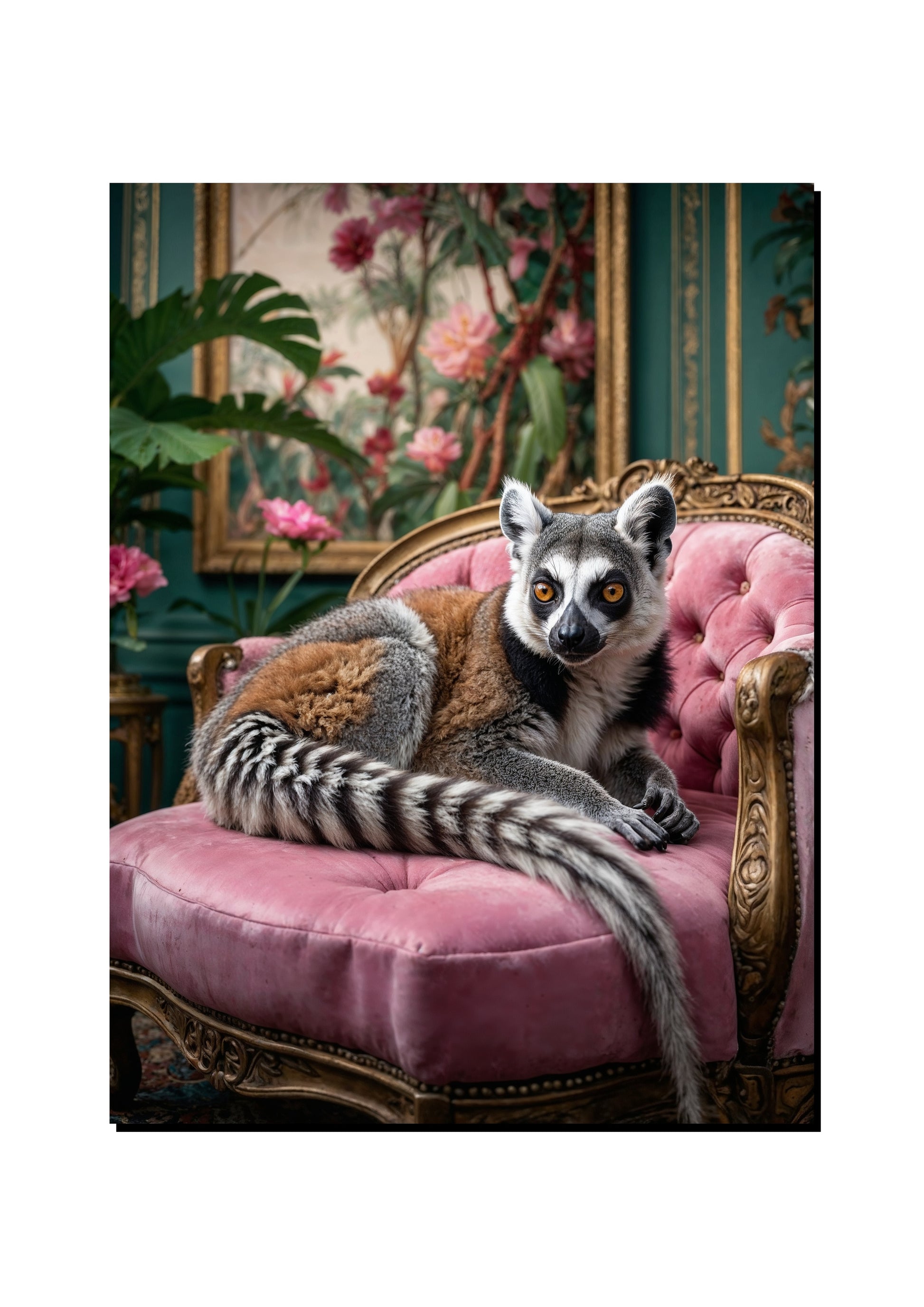 Roan Antelope Reading a Romance Novel art print