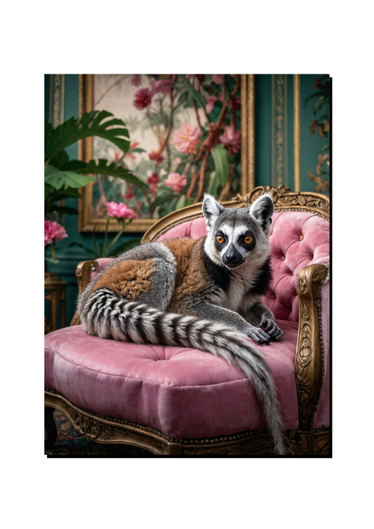 Roan Antelope Reading a Romance Novel art print