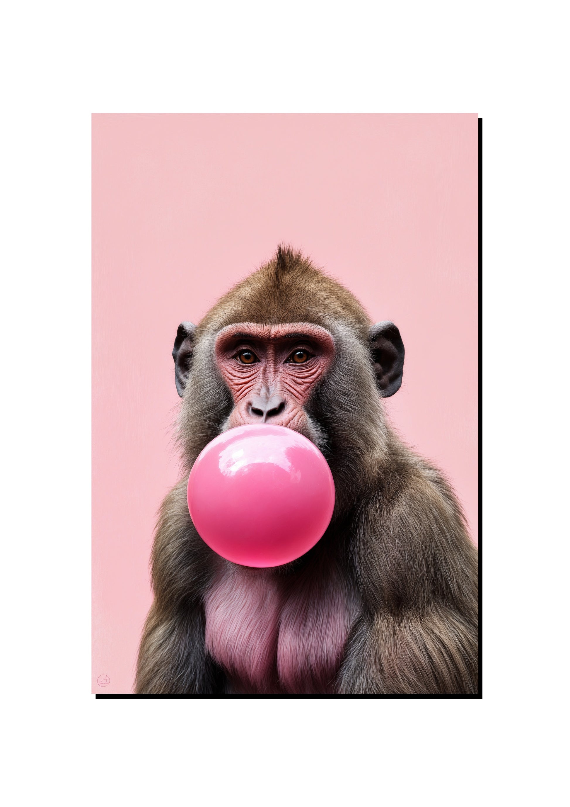 Moray Eel Carrying a Balloon art print