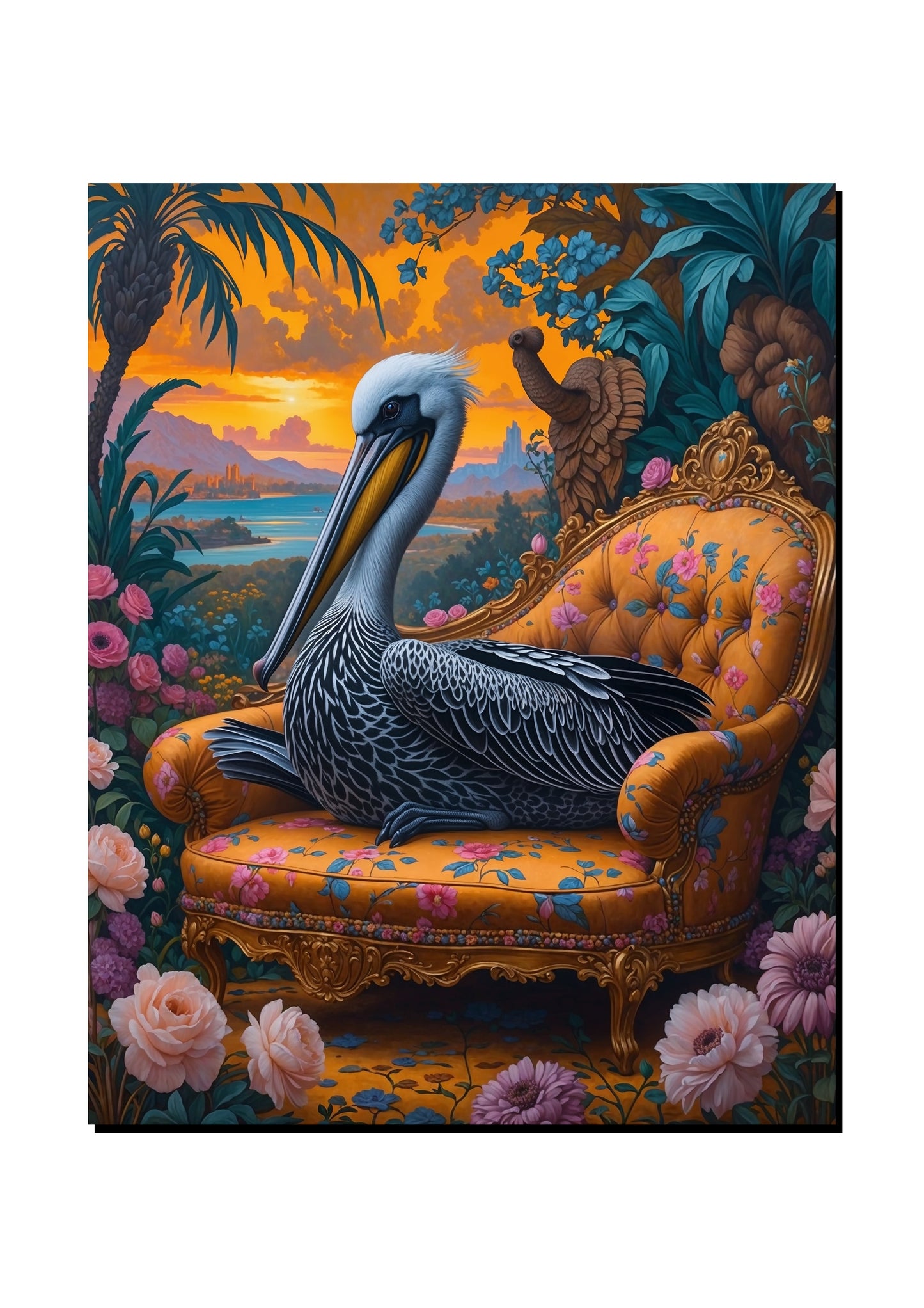 Tropical Bird Wall Art art print